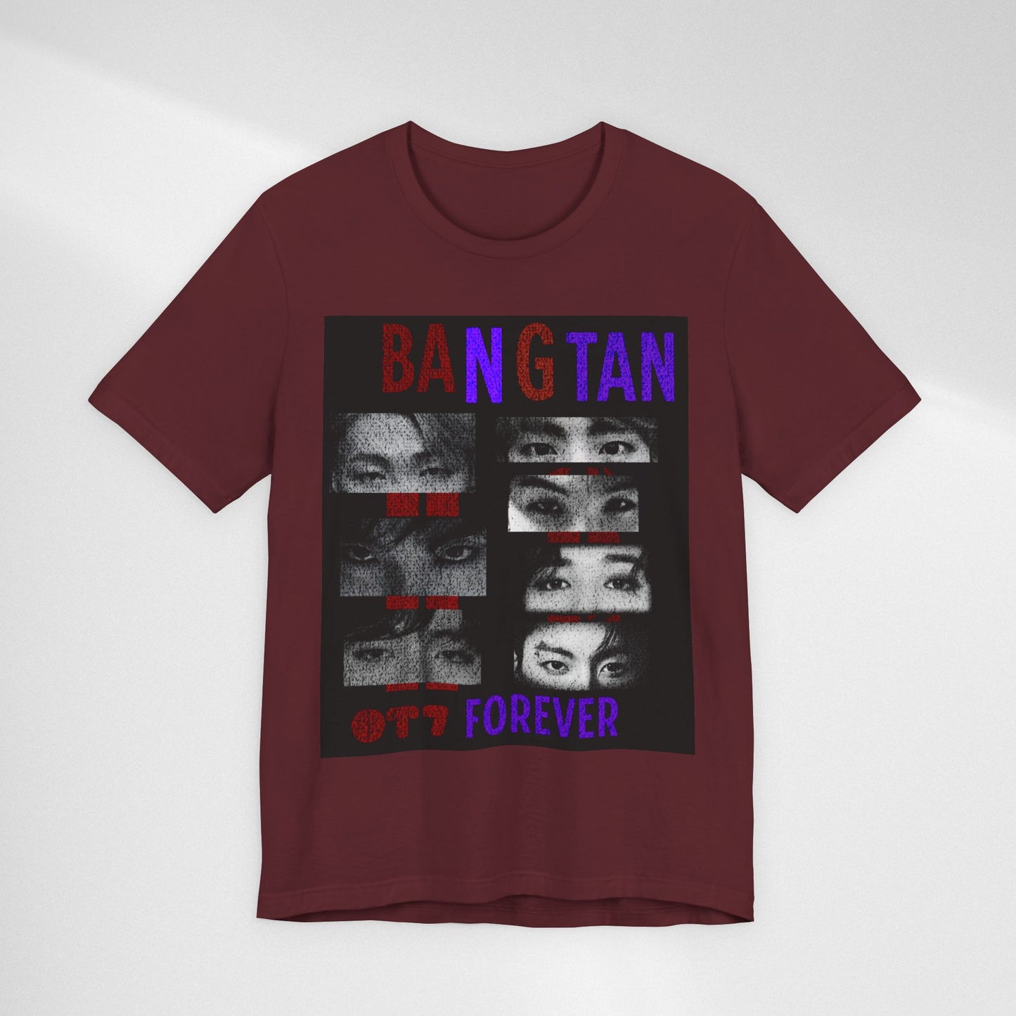 Bangtan Forever BTS Eyes Graphic Tee – K‑Pop Fan Shirt
