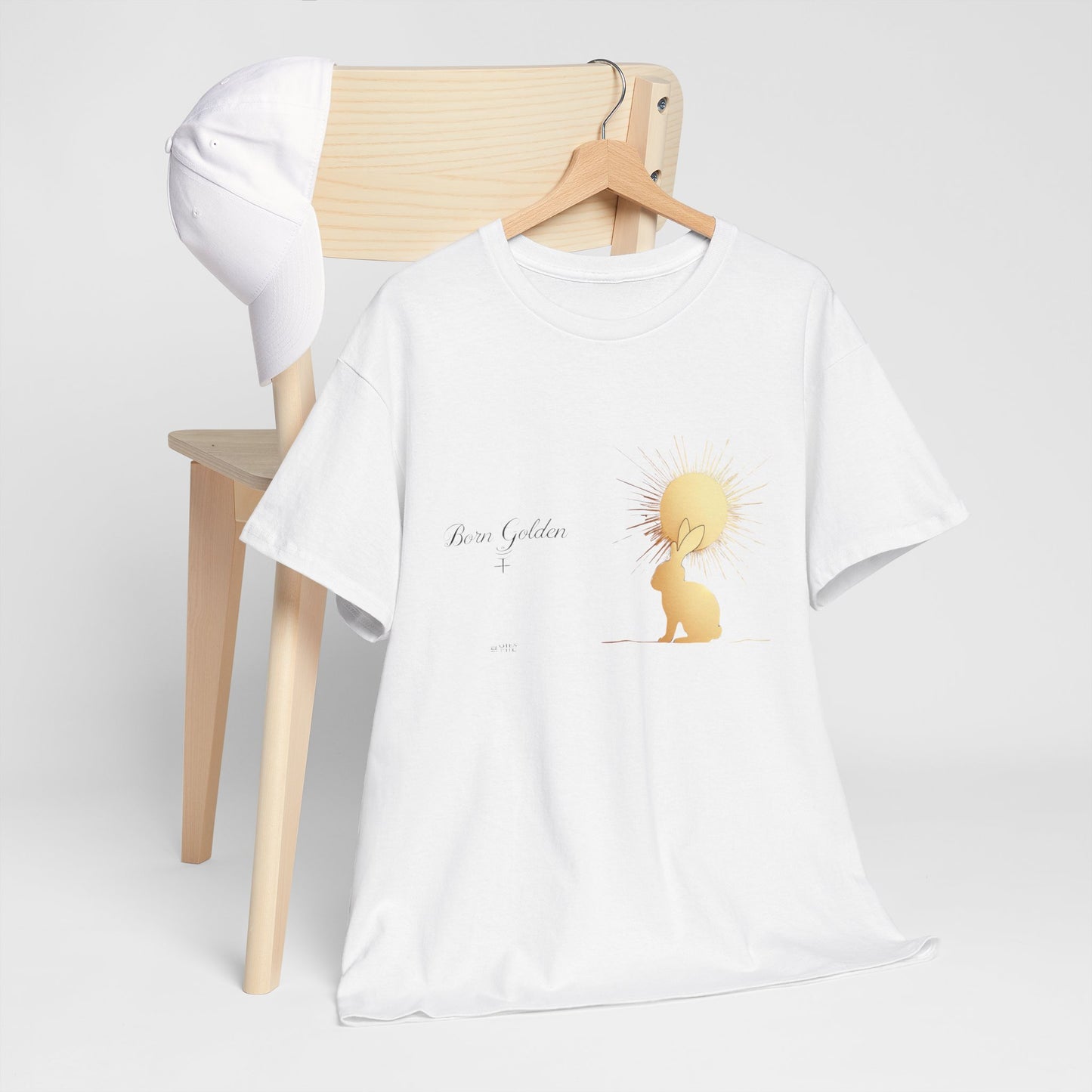 JK Golden Child T-Shirt — 'Born Golden' Cute Kids Illustration Tee