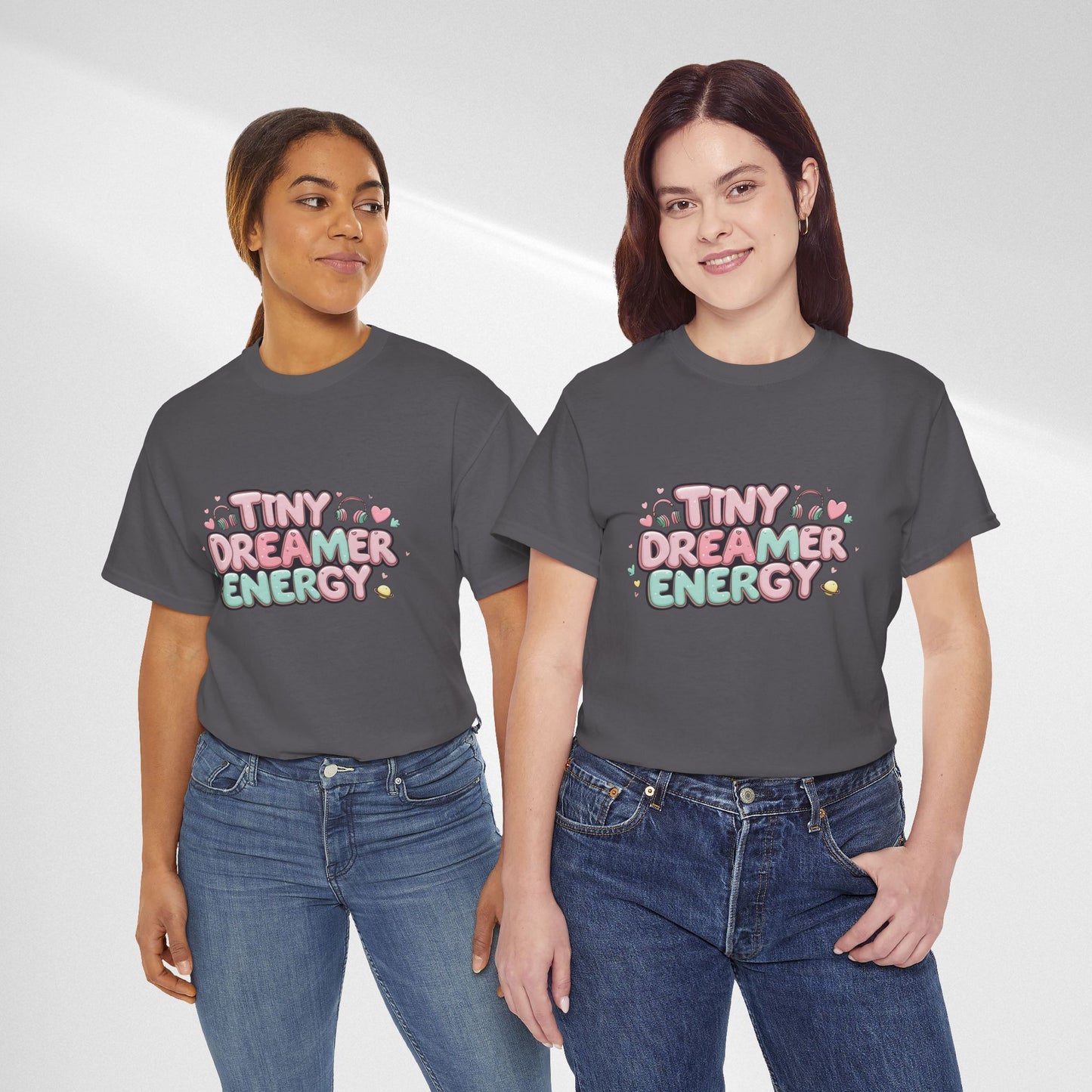 TinyTan Dreamer Energy T-Shirt — Cute Pastel Graphic Tee