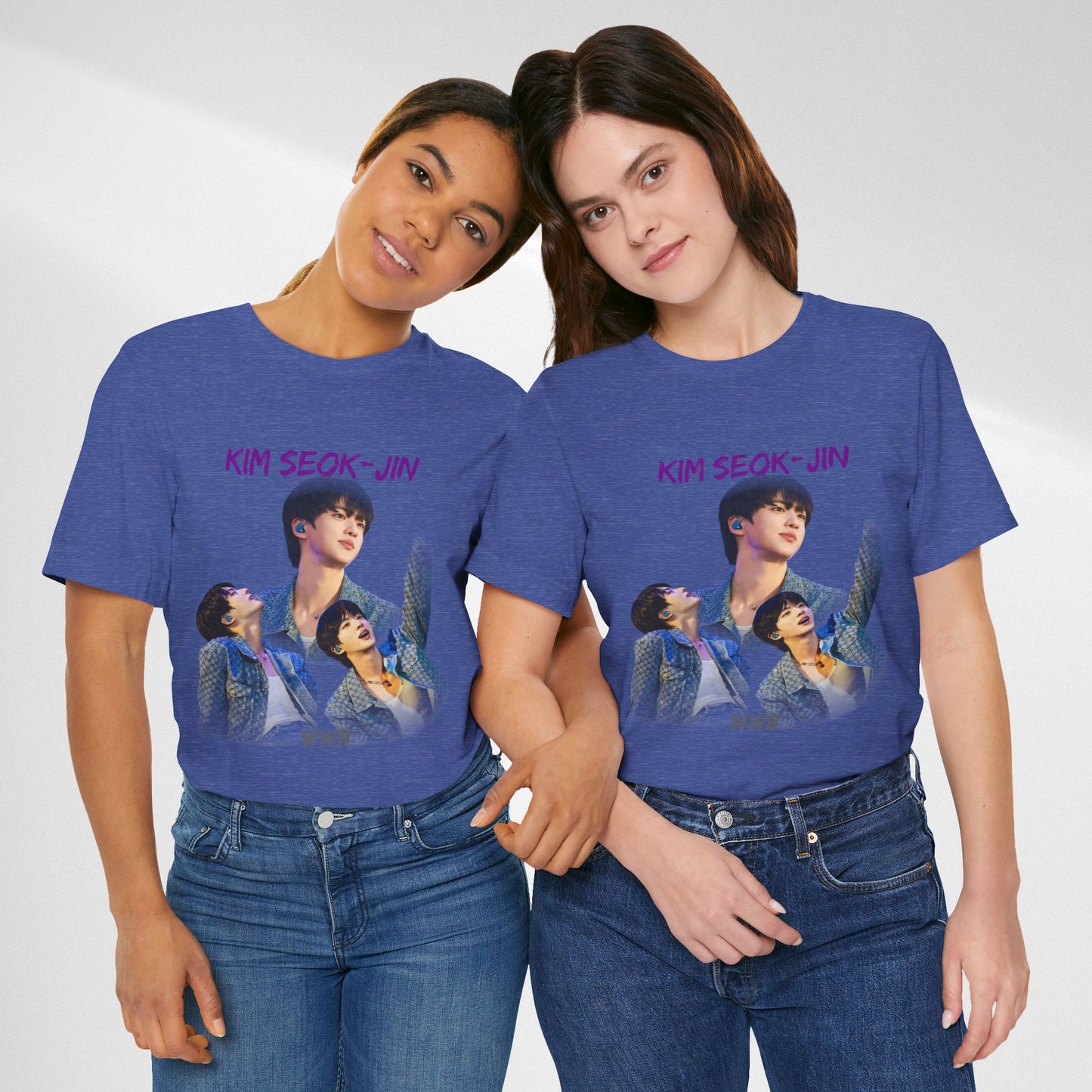 K-Pop Idol Photo Tee — 'Kim Seok-Jin' Graphic T-Shirt