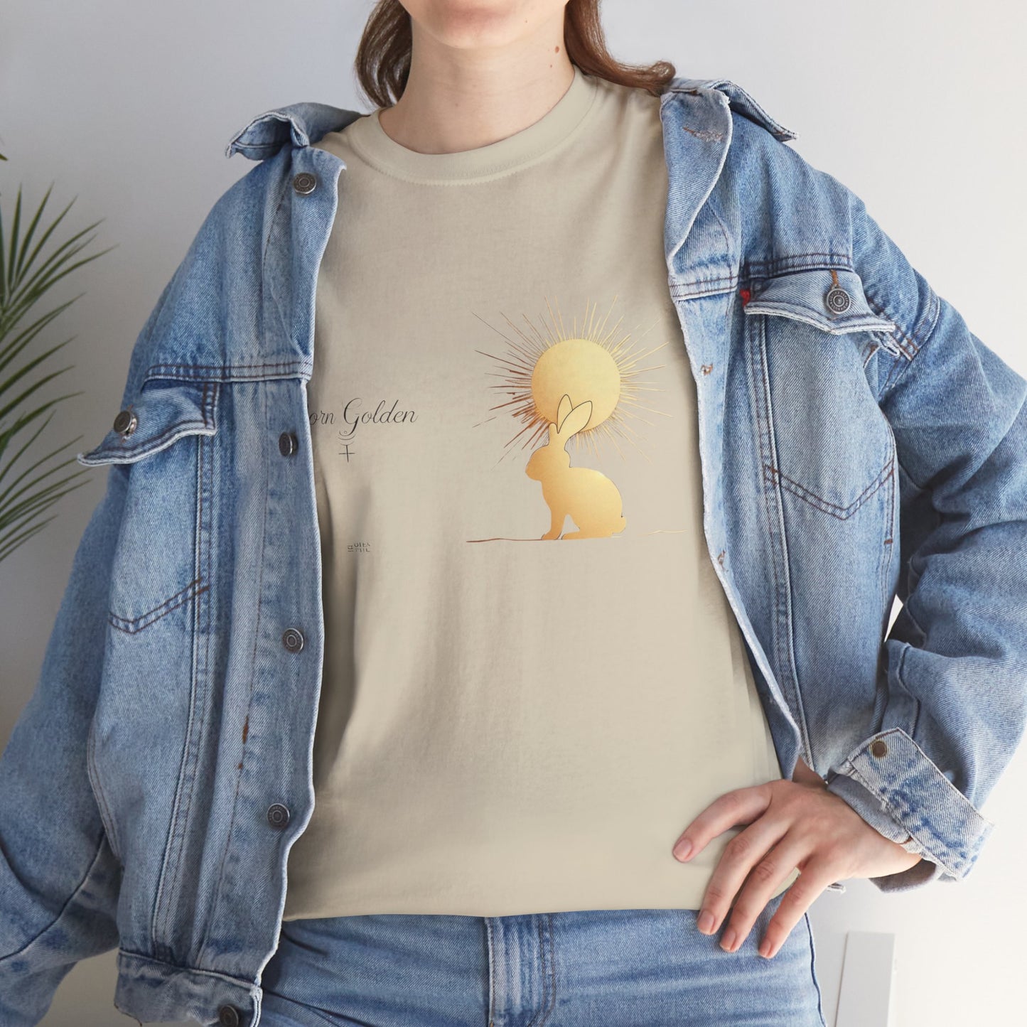 JK Golden Child T-Shirt — 'Born Golden' Cute Kids Illustration Tee