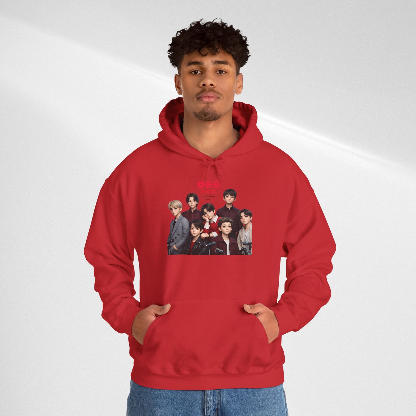 BTS Group Photo Hoodie – Korean Boy Band Pullover