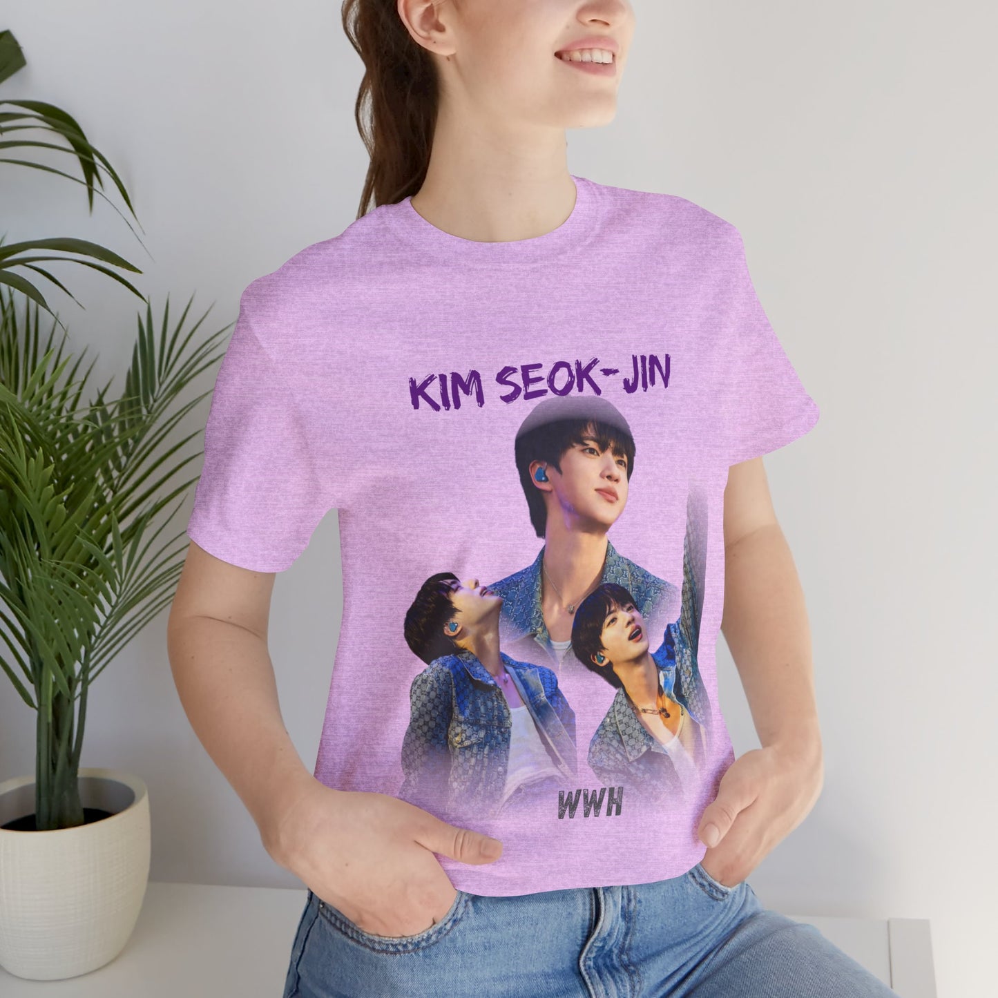 K-Pop Idol Photo Tee — 'Kim Seok-Jin' Graphic T-Shirt