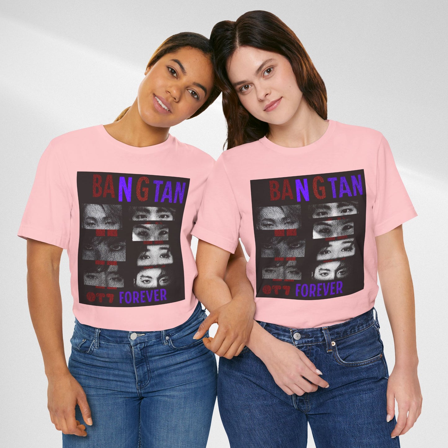 Bangtan Forever BTS Eyes Graphic Tee – K‑Pop Fan Shirt