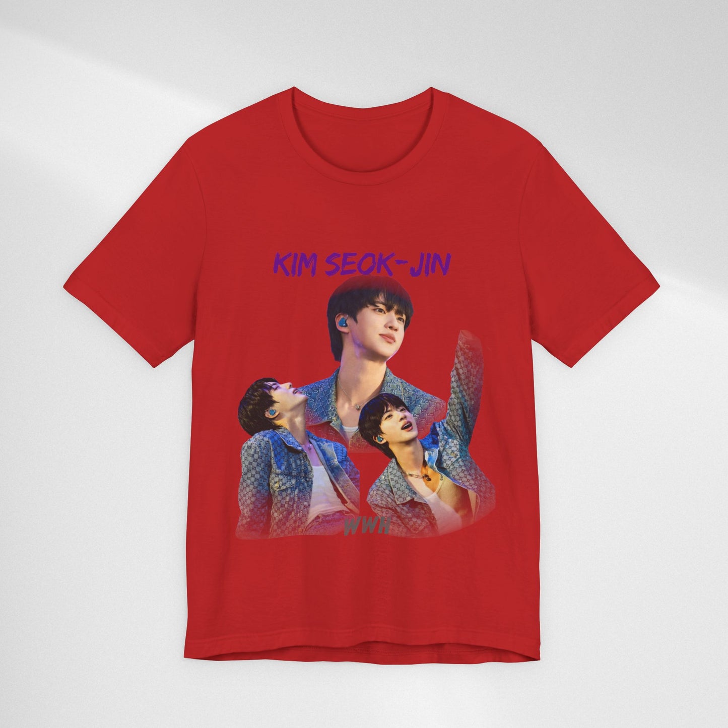 K-Pop Idol Photo Tee — 'Kim Seok-Jin' Graphic T-Shirt
