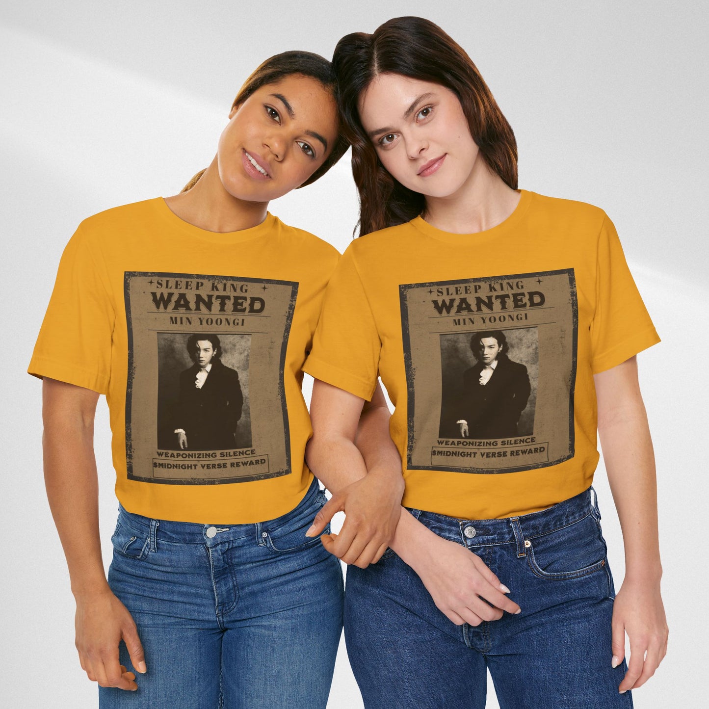Sleep King Wanted Tee — Vintage 'Min Yoongi' Poster Shirt
