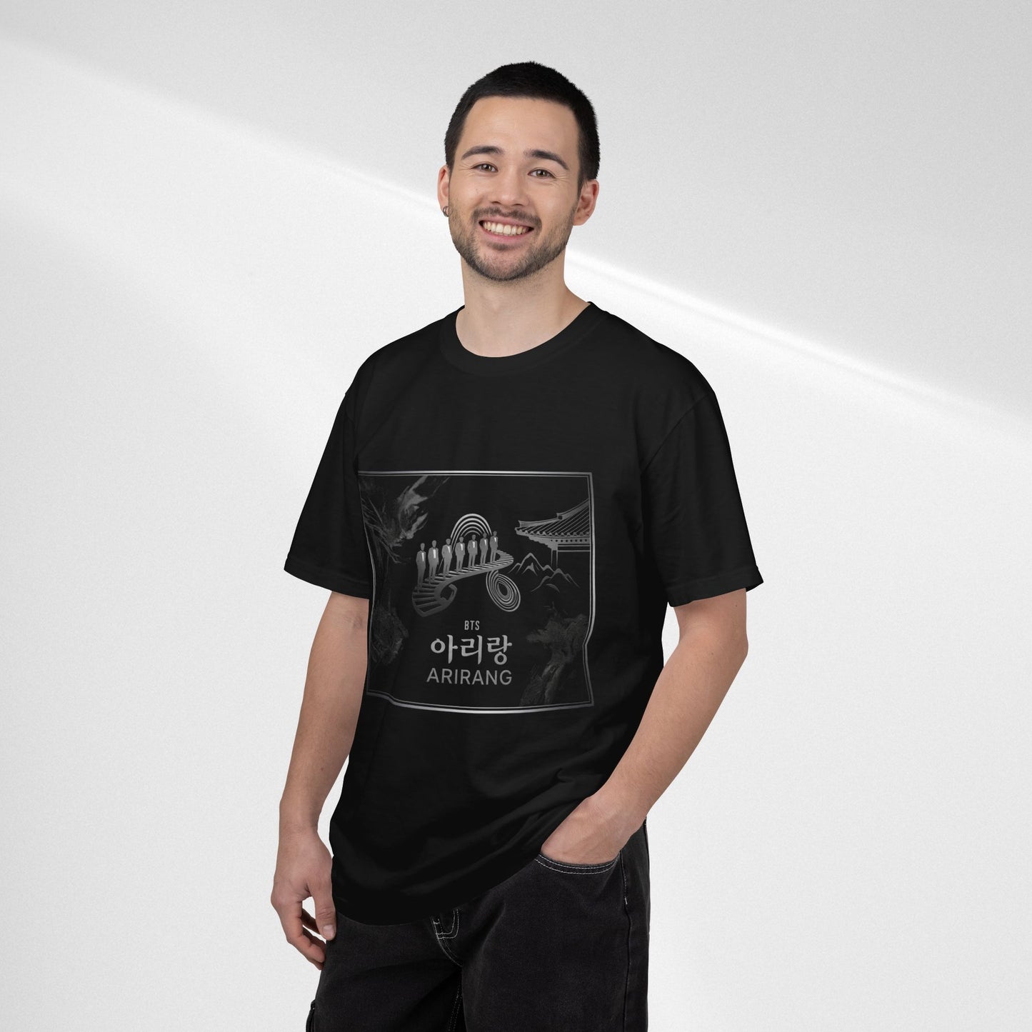 BTS Arirang Graphic T-Shirt — Korean Folklore Illustration Tee