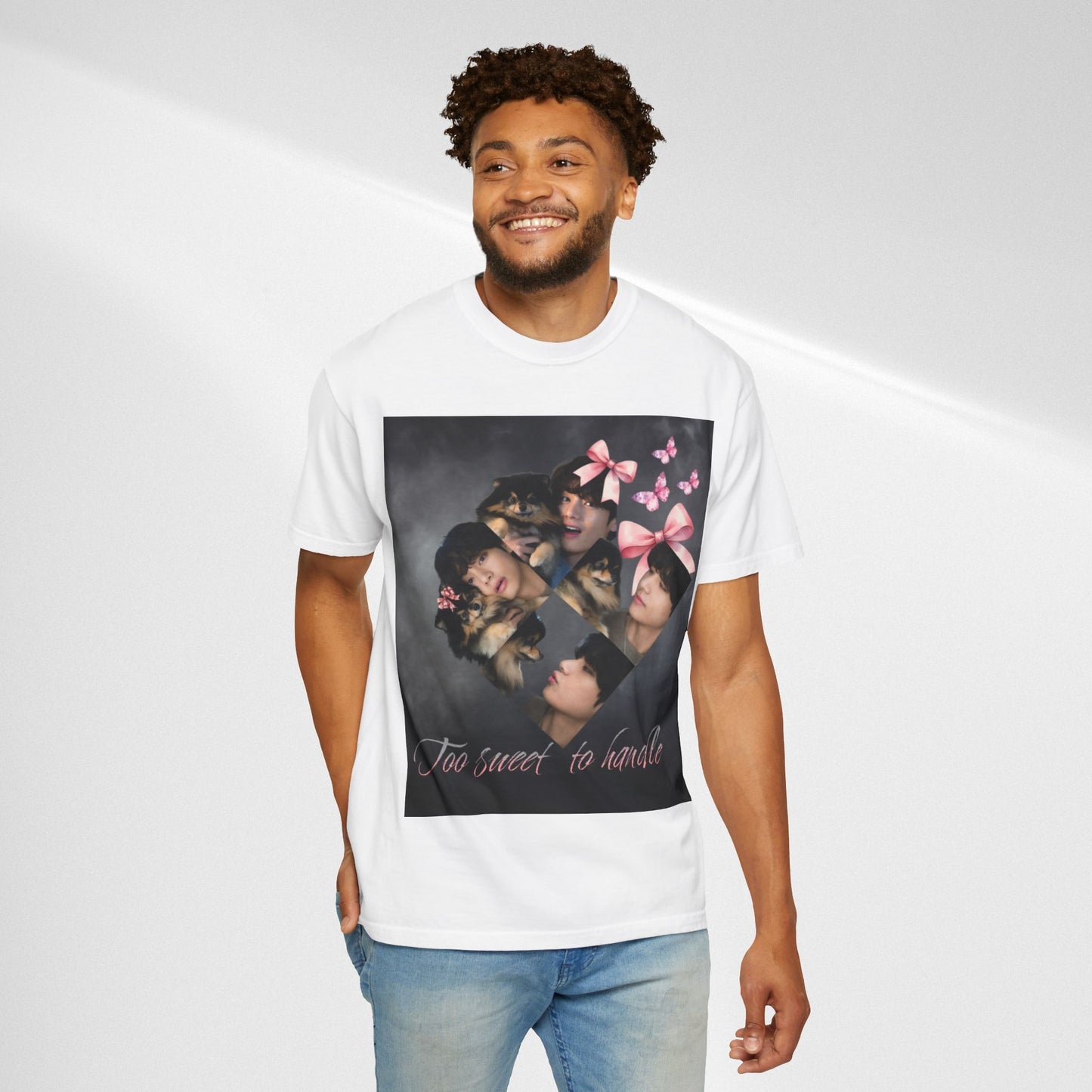 V Too Sweet to Handle T-Shirt — Cute Vintage Photo Collage Tee
