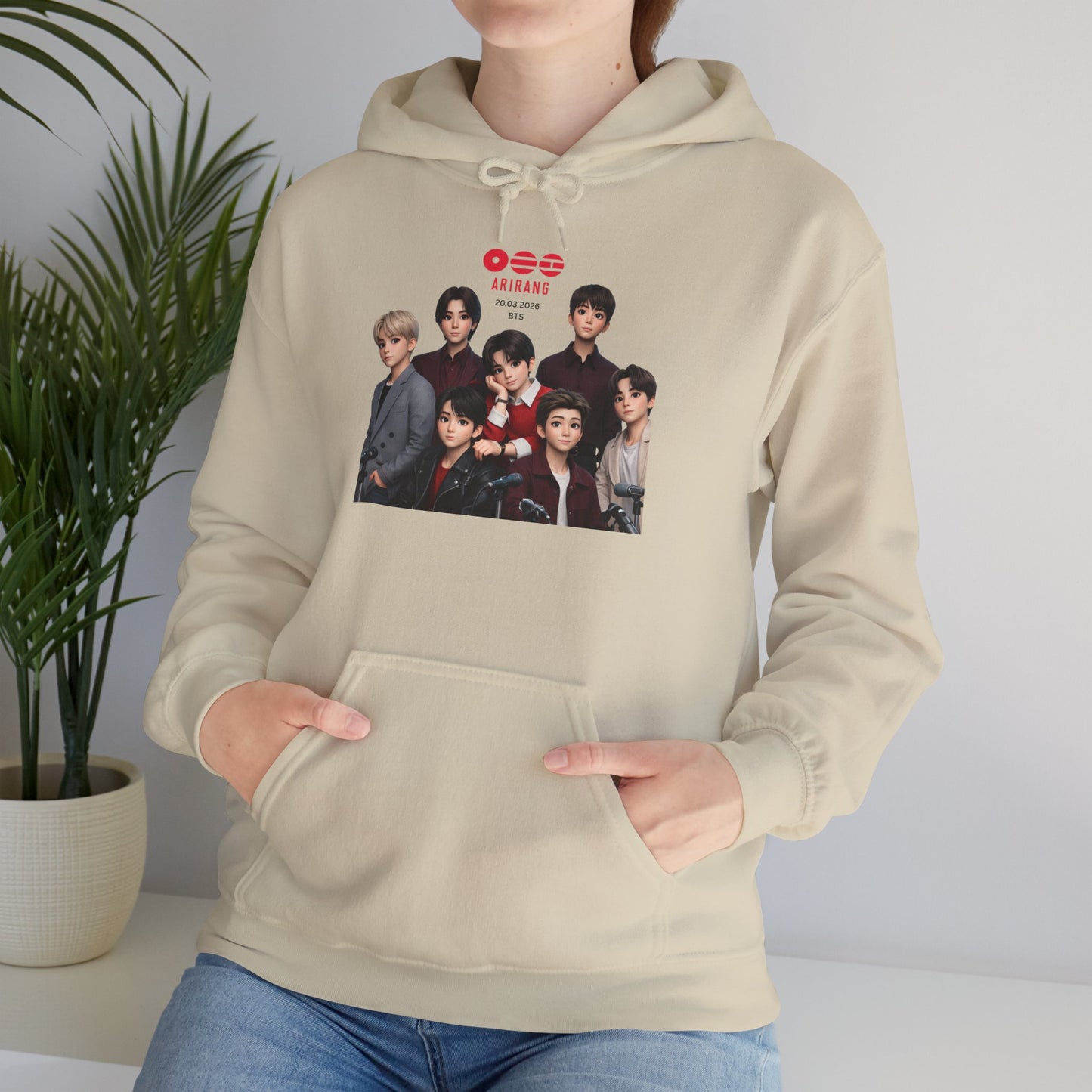 BTS Group Photo Hoodie – Korean Boy Band Pullover