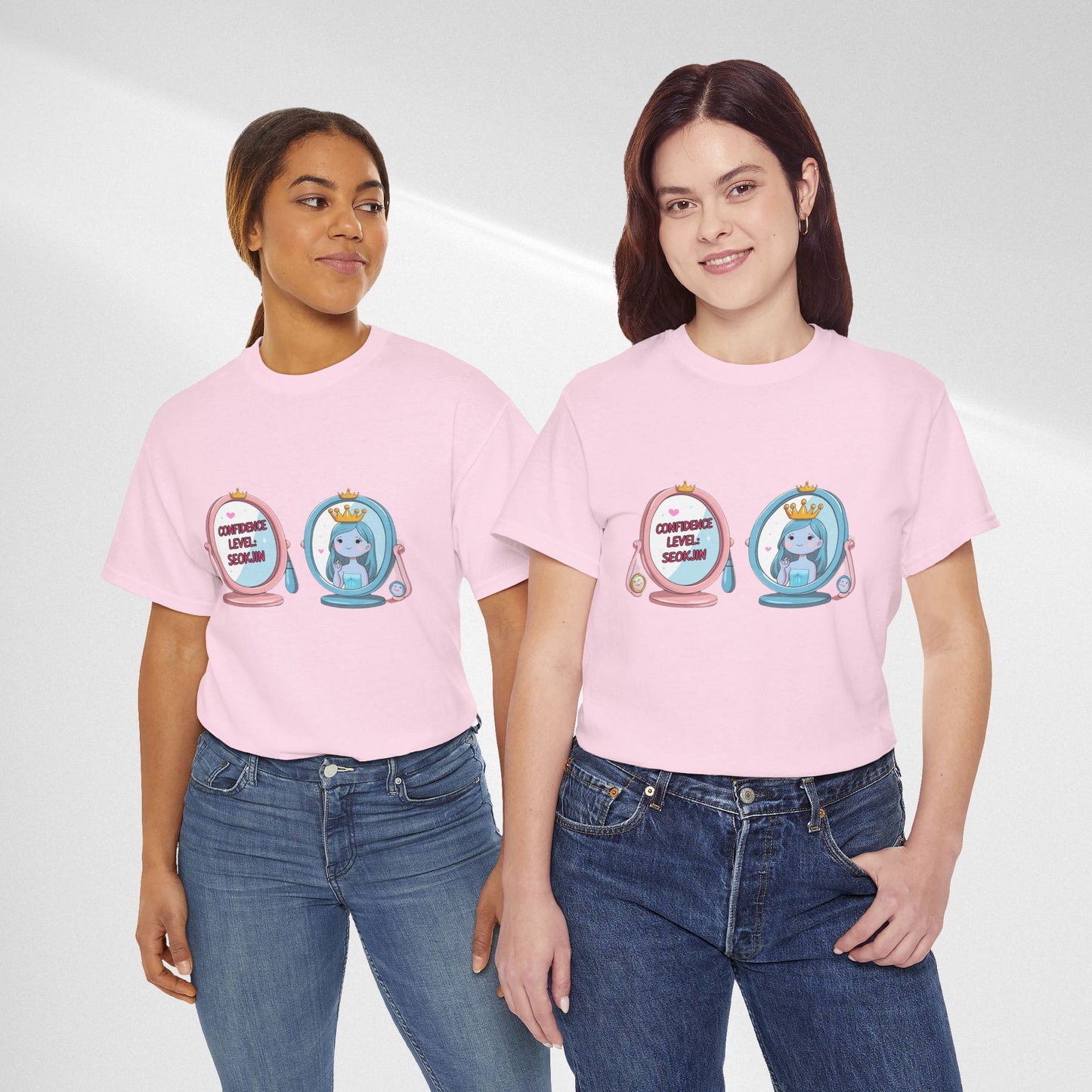 BTS Jin Confidence Level T-Shirt — Seokjin Fan Tee