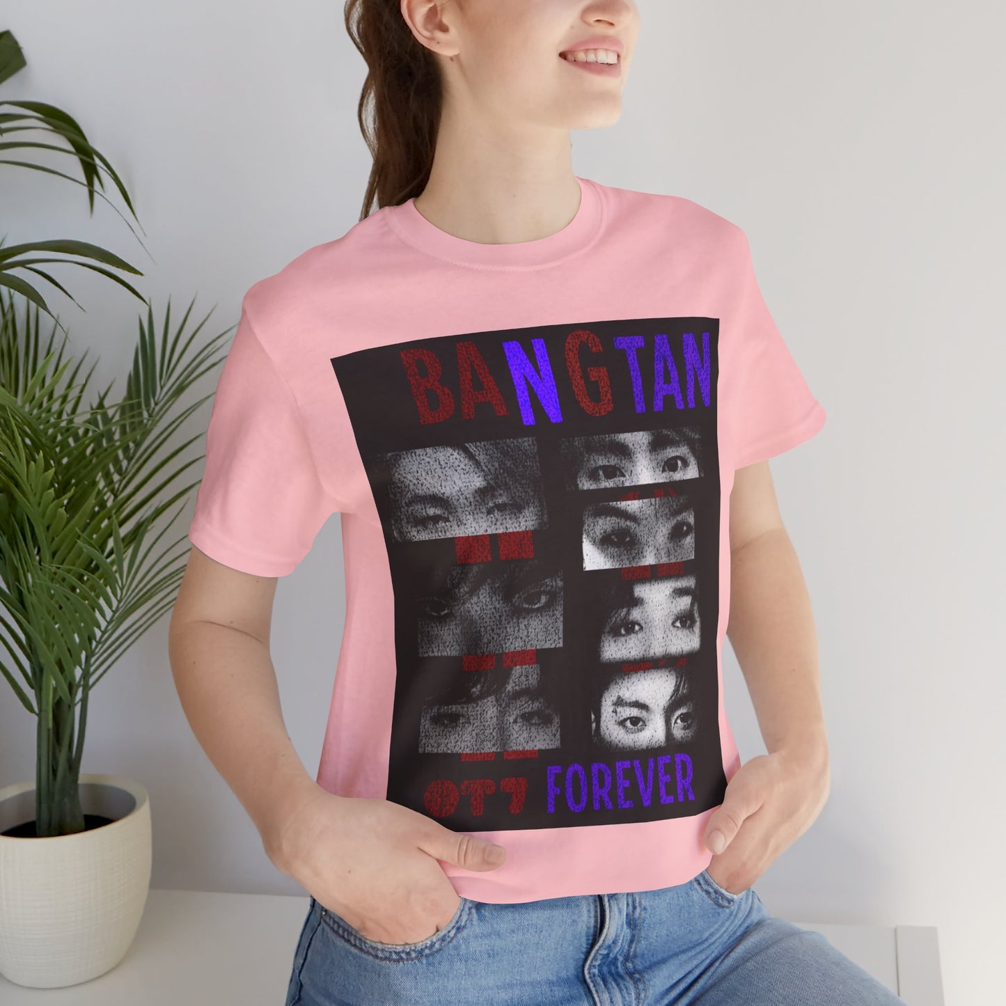 Bangtan Forever BTS Eyes Graphic Tee – K‑Pop Fan Shirt