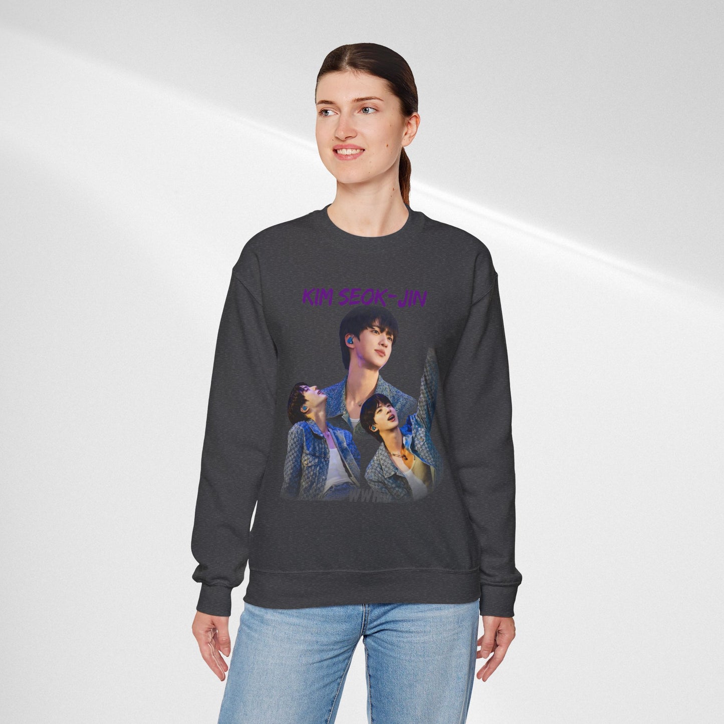 JIN Photo Collage Crewneck Sweatshirt