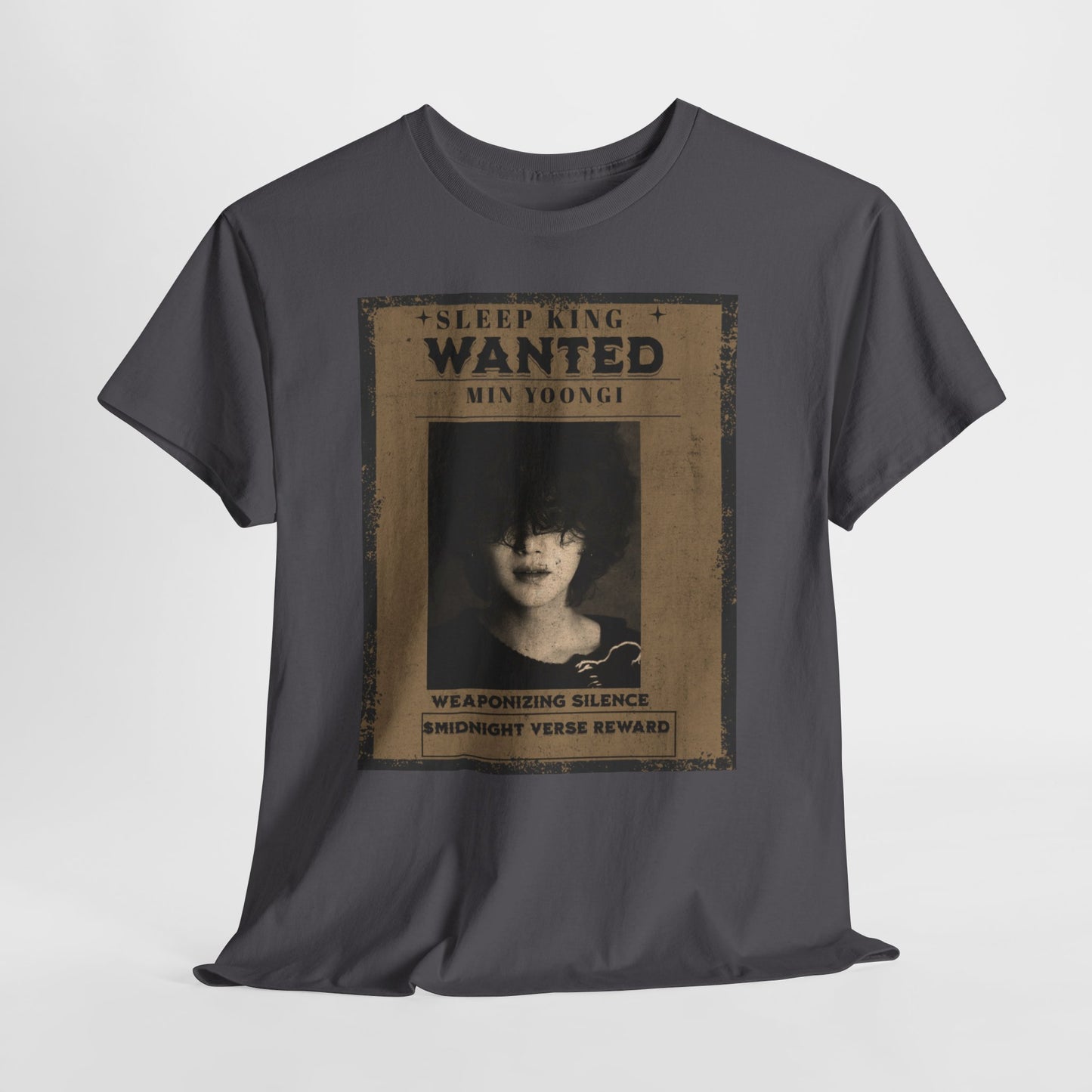 Suga Vintage “Sleeping Wanted” Retro Poster T-Shirt