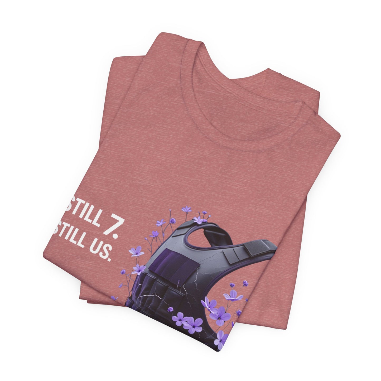 Bulletproof Vest Floral Tee — “I Am The Proof” Graphic T‑Shirt