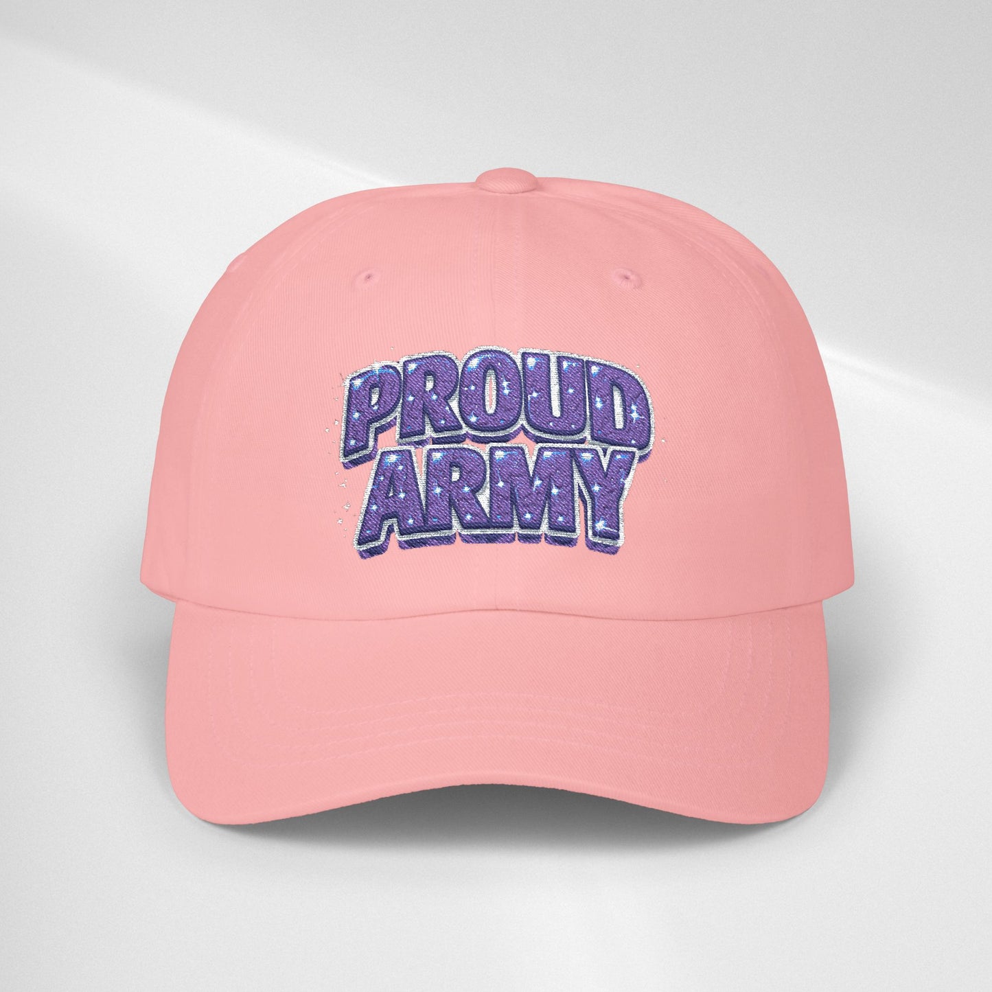 Dad Cap — "Proud Army" Embroidered Baseball Hat