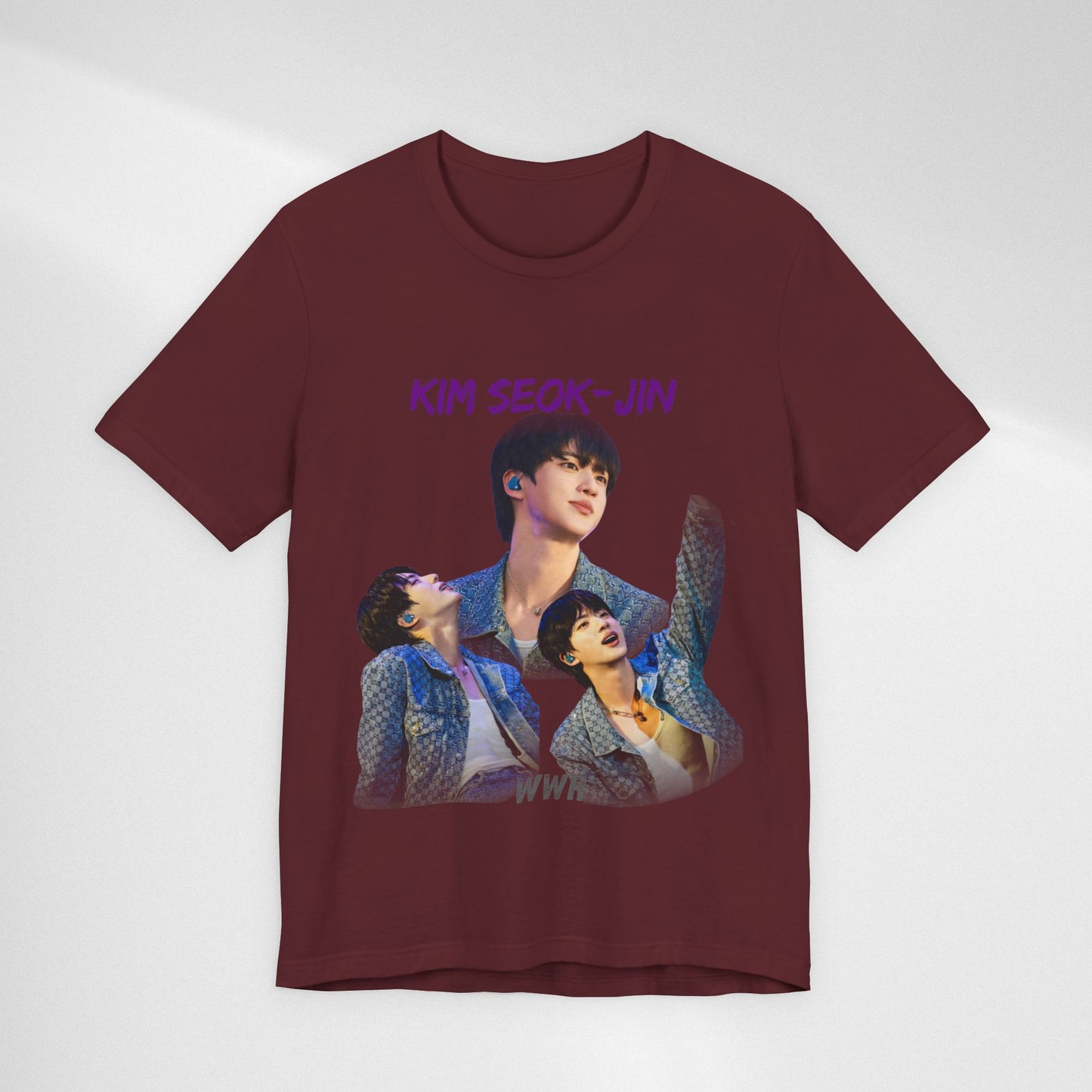 K-Pop Idol Photo Tee — 'Kim Seok-Jin' Graphic T-Shirt