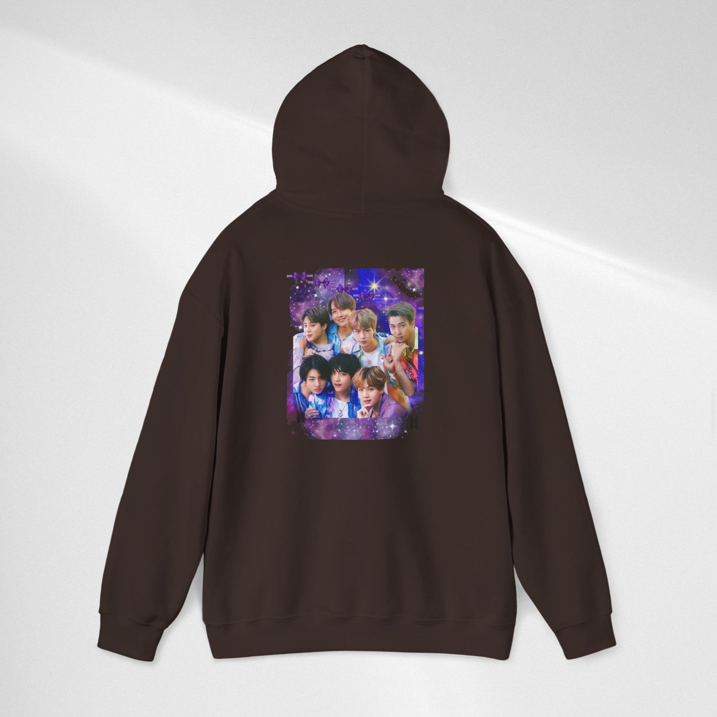 BTS Hoodie — Purple Collage Photo Graphic Hoodie