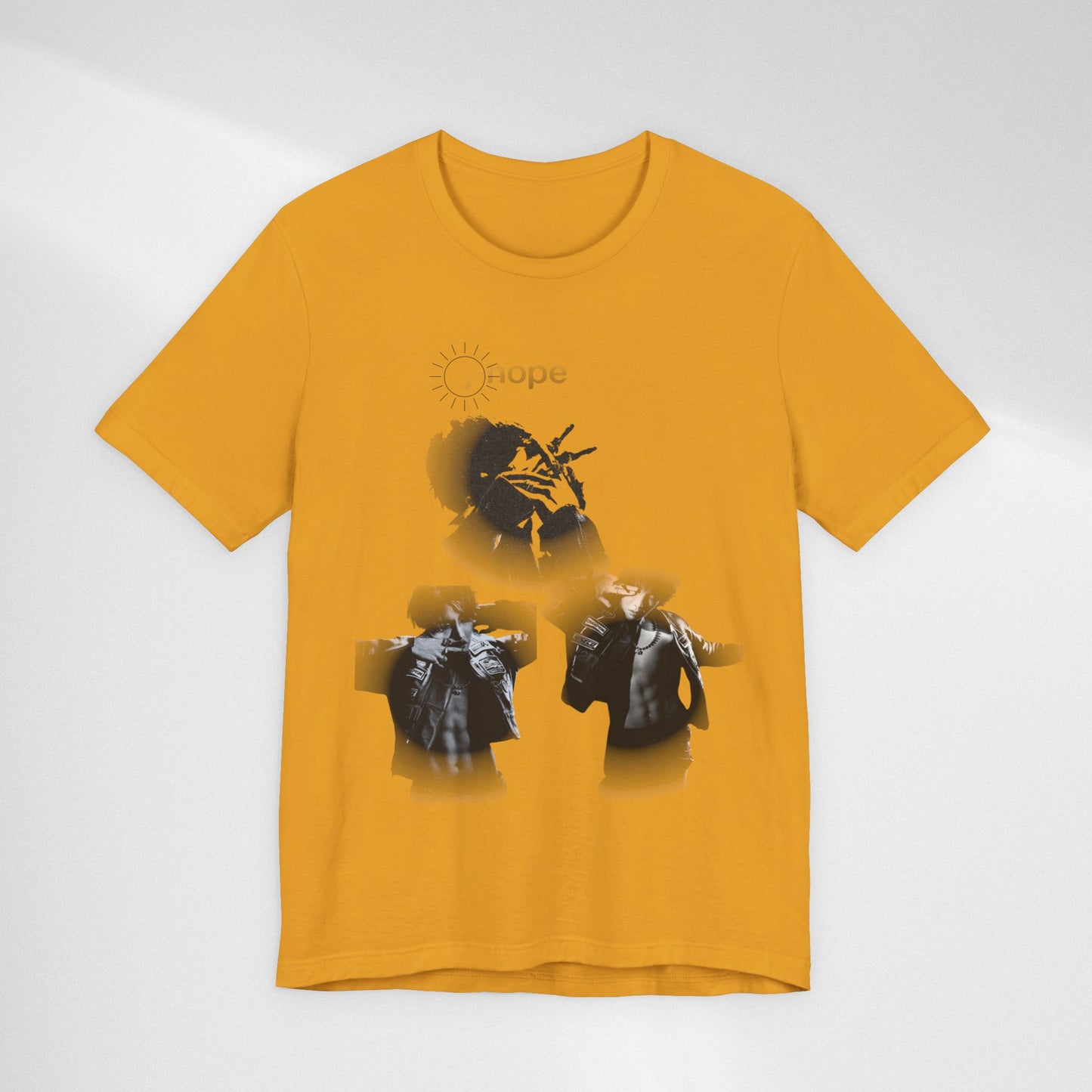 J hope Graphic Tee — Moody Monochrome Portraits