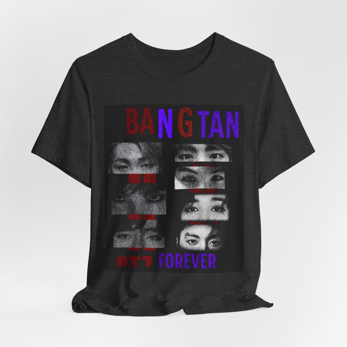 Bangtan Forever BTS Eyes Graphic Tee – K‑Pop Fan Shirt