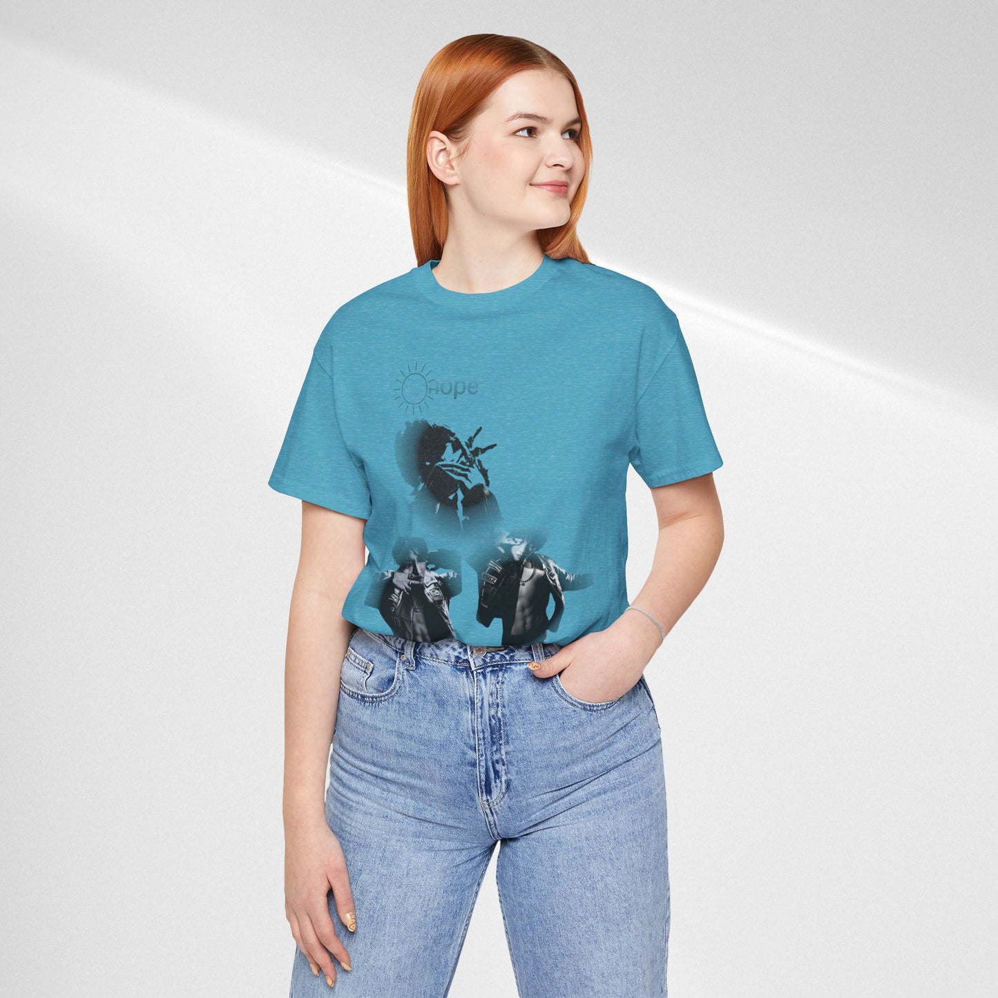 J hope Graphic Tee — Moody Monochrome Portraits