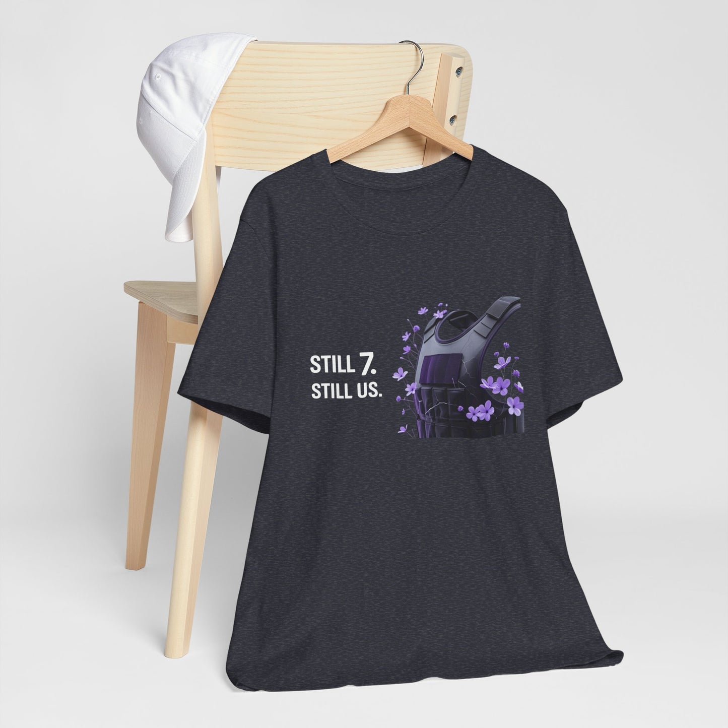 Bulletproof Vest Floral Tee — “I Am The Proof” Graphic T‑Shirt