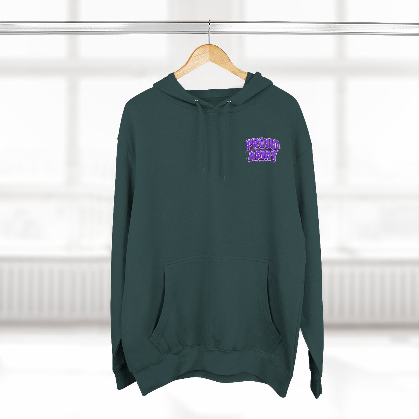 BTS Bangtan Photo-Panel Hoodie — 'Bangtan' 9-Eyes Graphic Fleece Hoodie