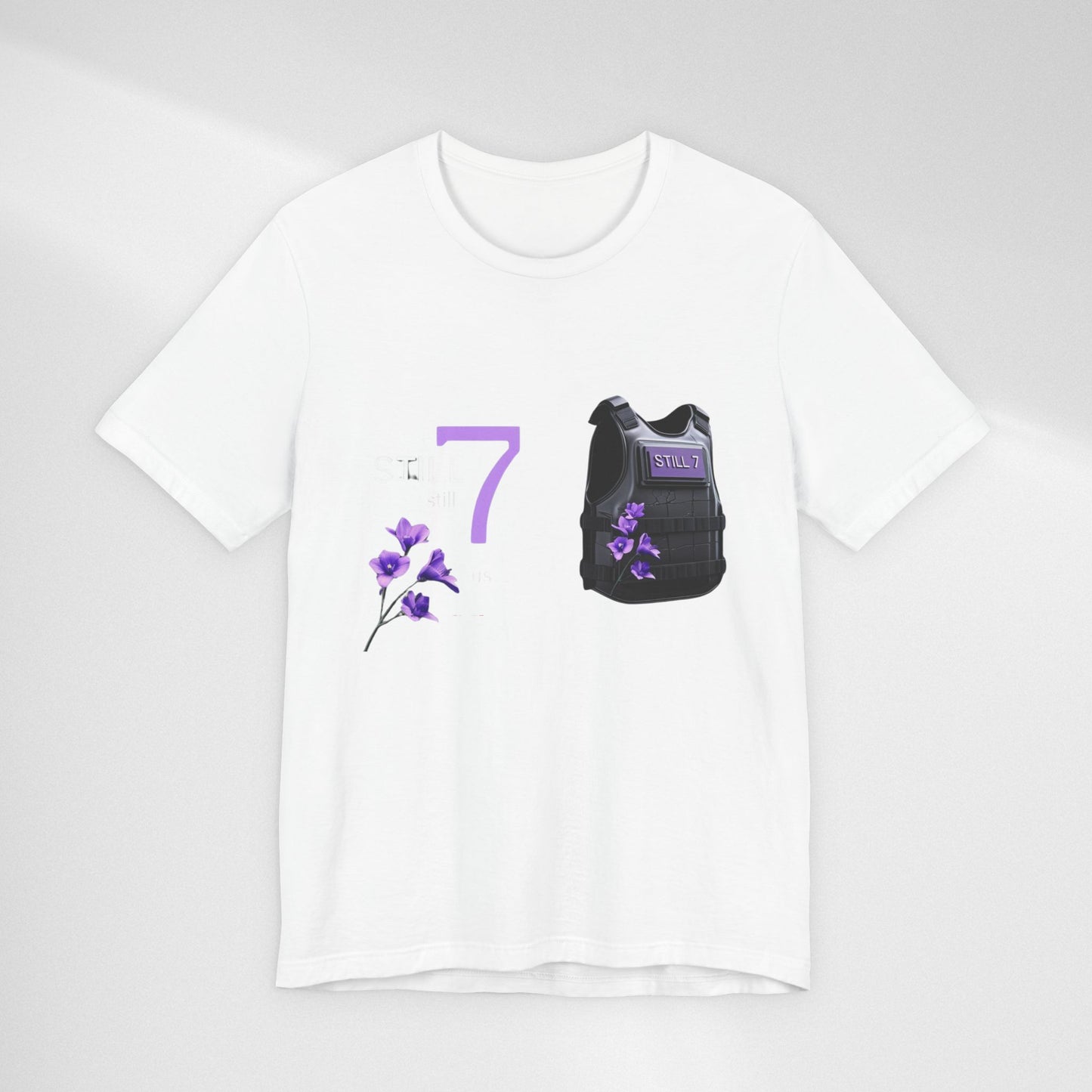 Bulletproof Vest Floral Tee — “I Am The Proof” Graphic T‑Shirt