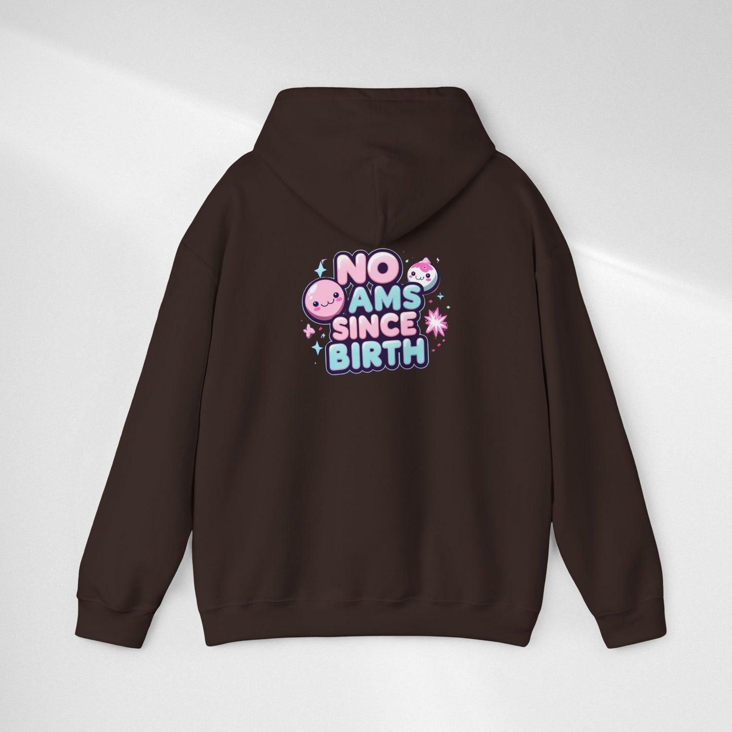 Hoodie — "No Jams Since Birth" Cute Kawaii Graphic Pullover
