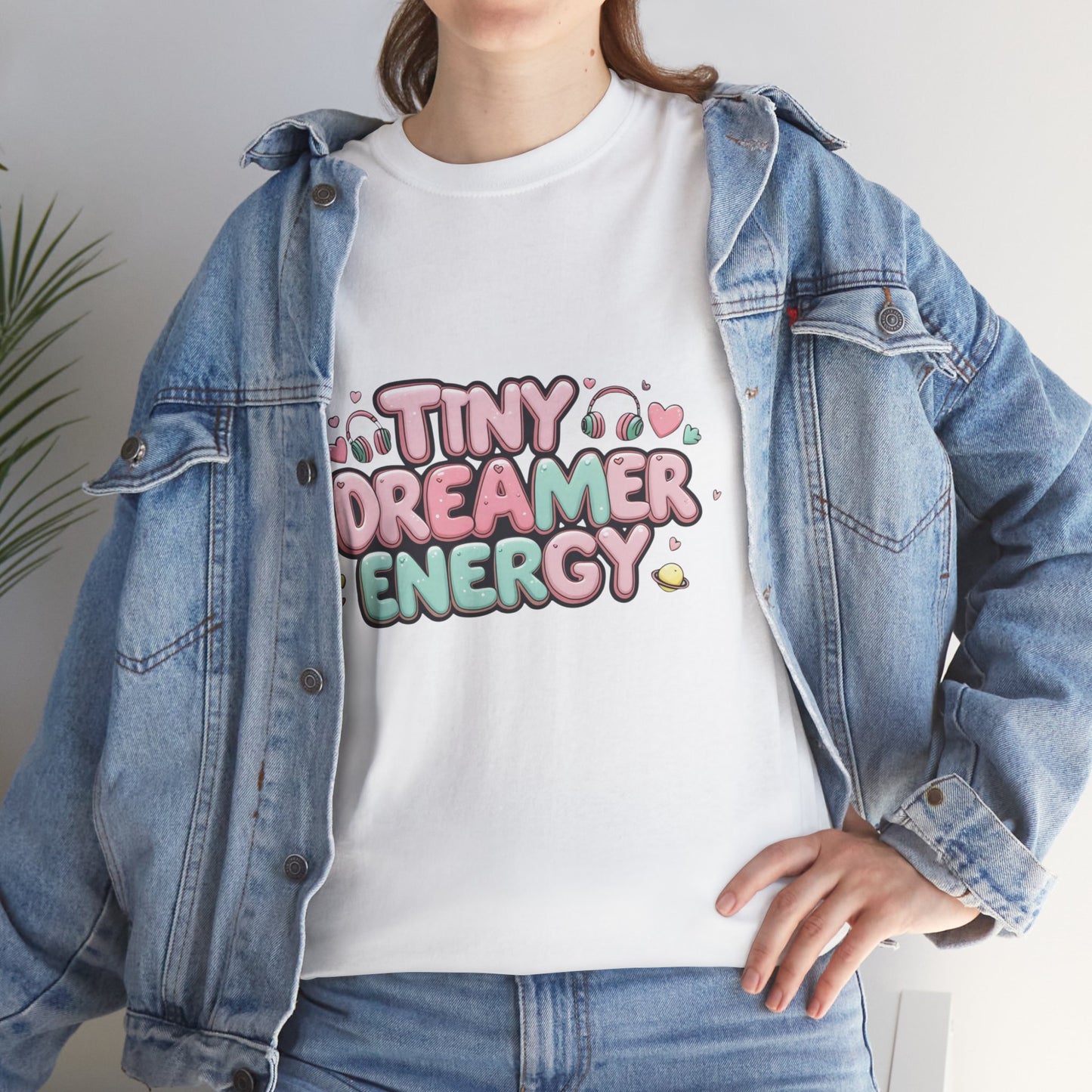 TinyTan Dreamer Energy T-Shirt — Cute Pastel Graphic Tee