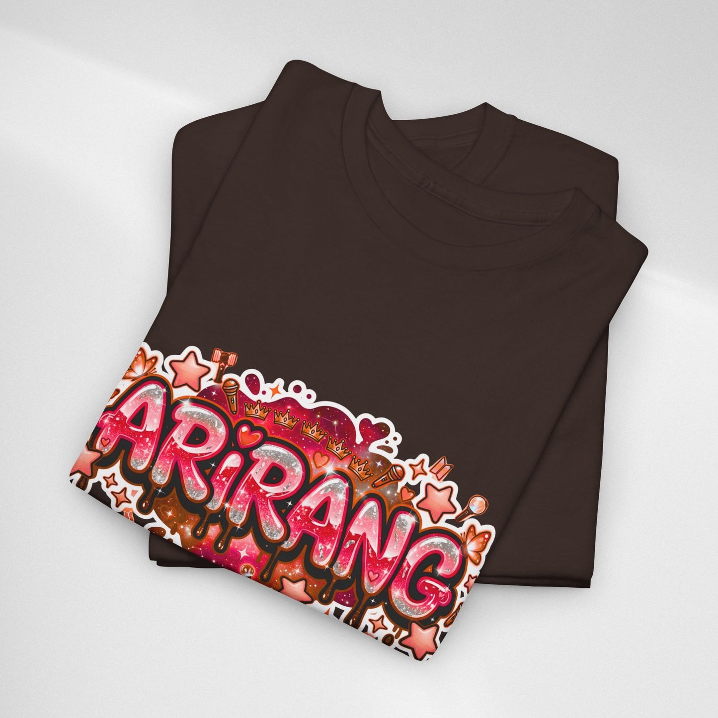 BTS Arirang Floral Graphic Tee - Korean Music Tribute Shirt