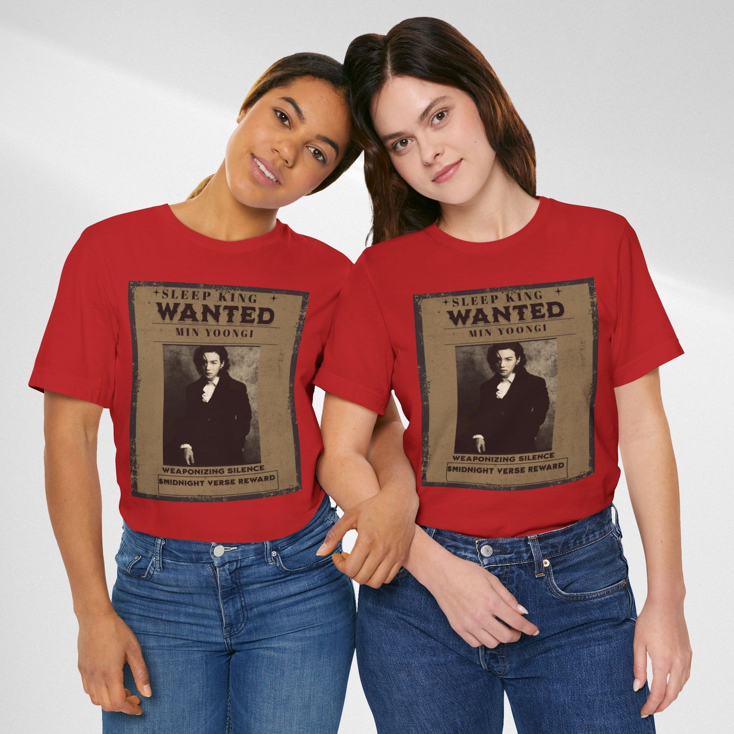 Sleep King Wanted Tee — Vintage 'Min Yoongi' Poster Shirt