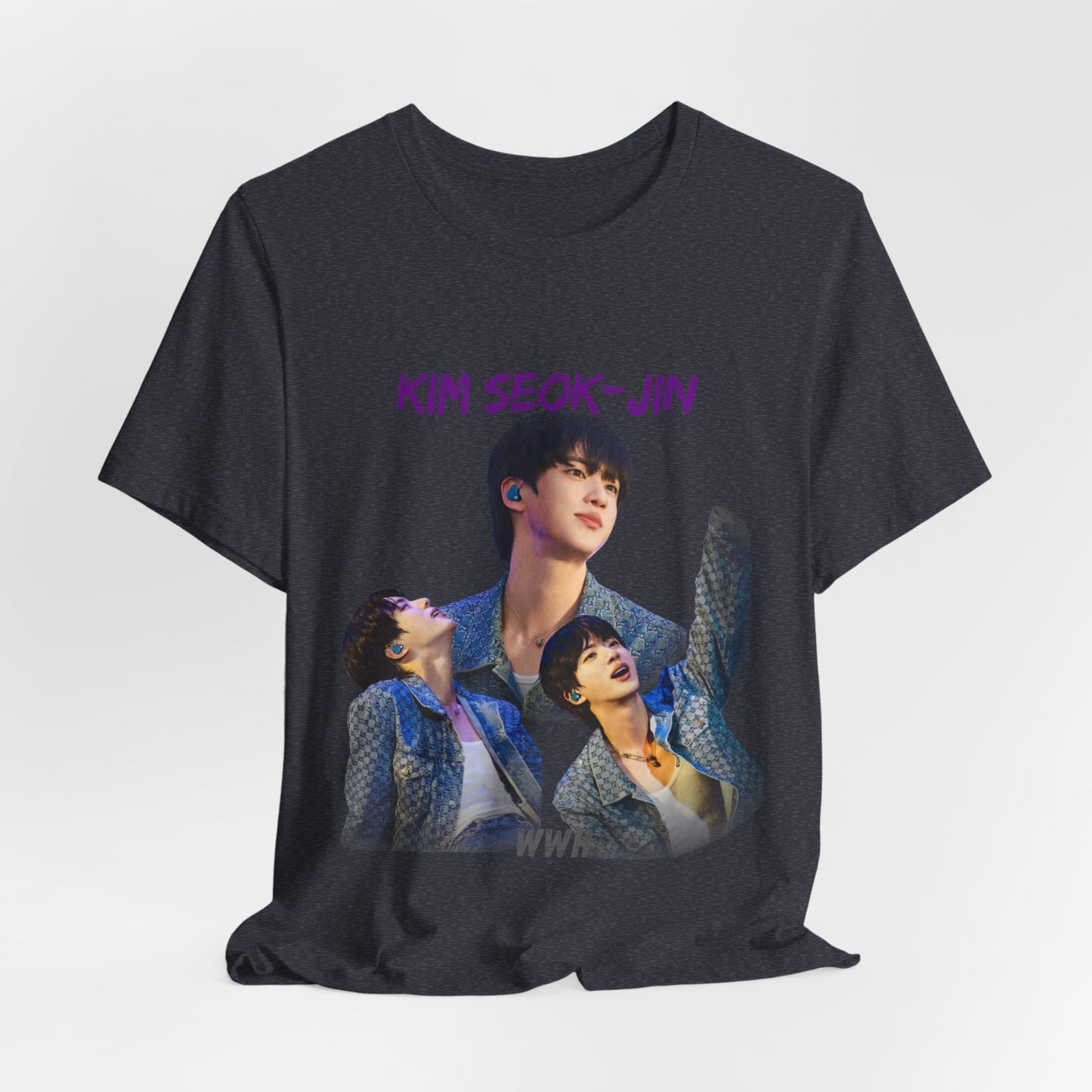 K-Pop Idol Photo Tee — 'Kim Seok-Jin' Graphic T-Shirt