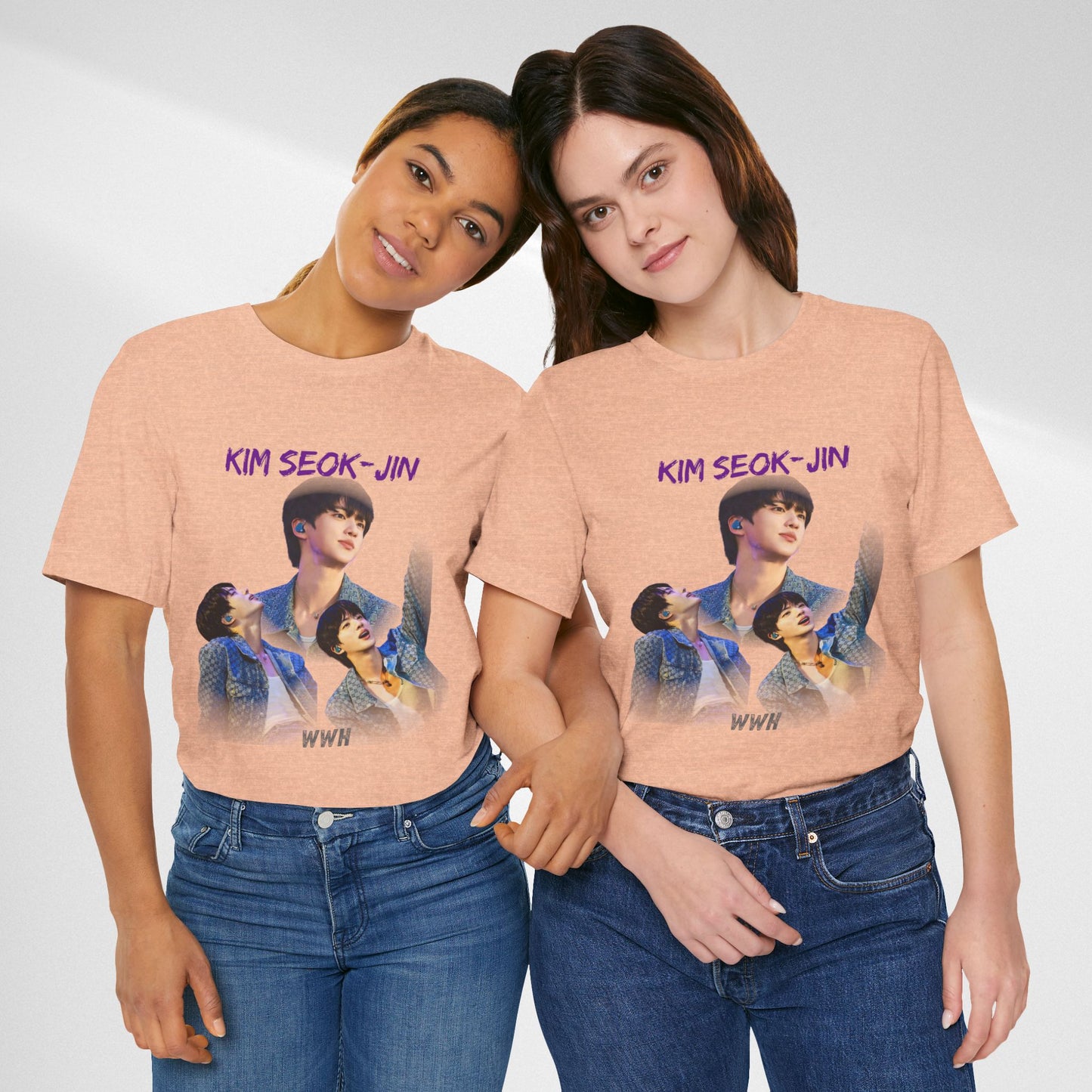 K-Pop Idol Photo Tee — 'Kim Seok-Jin' Graphic T-Shirt