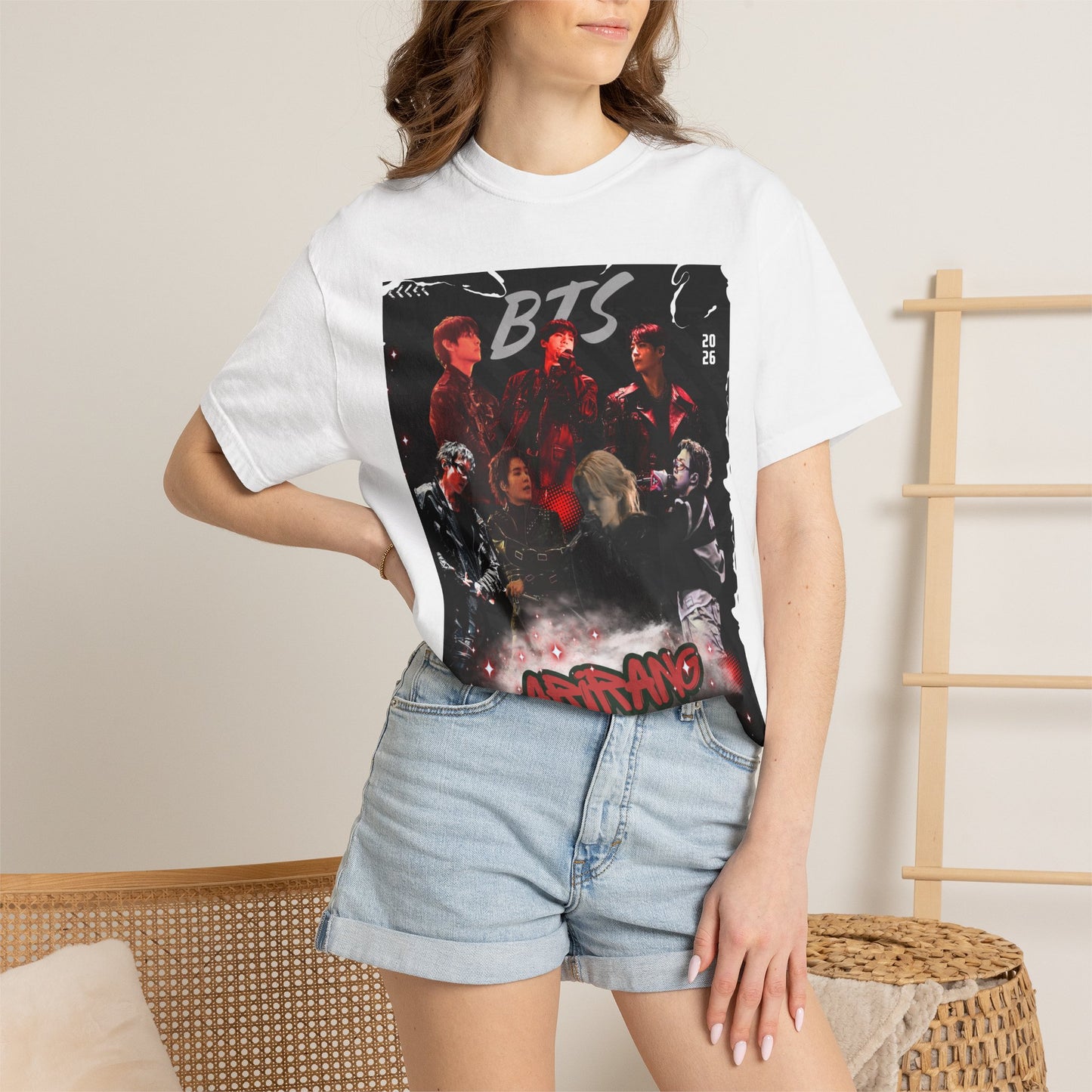 BTS ARIRANG Graphic T-Shirt — "Arirang" BTS Style Concert Tee