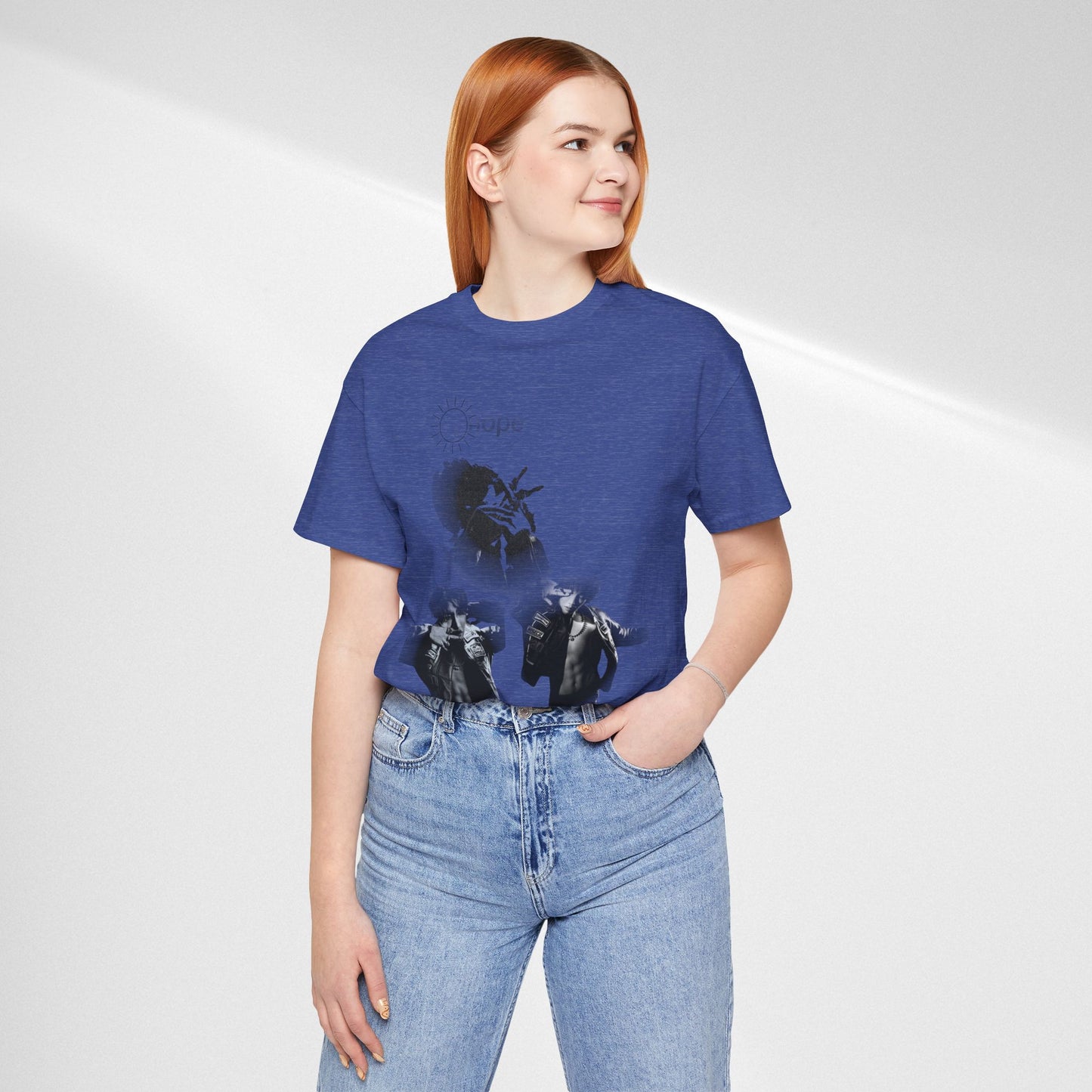 J hope Graphic Tee — Moody Monochrome Portraits