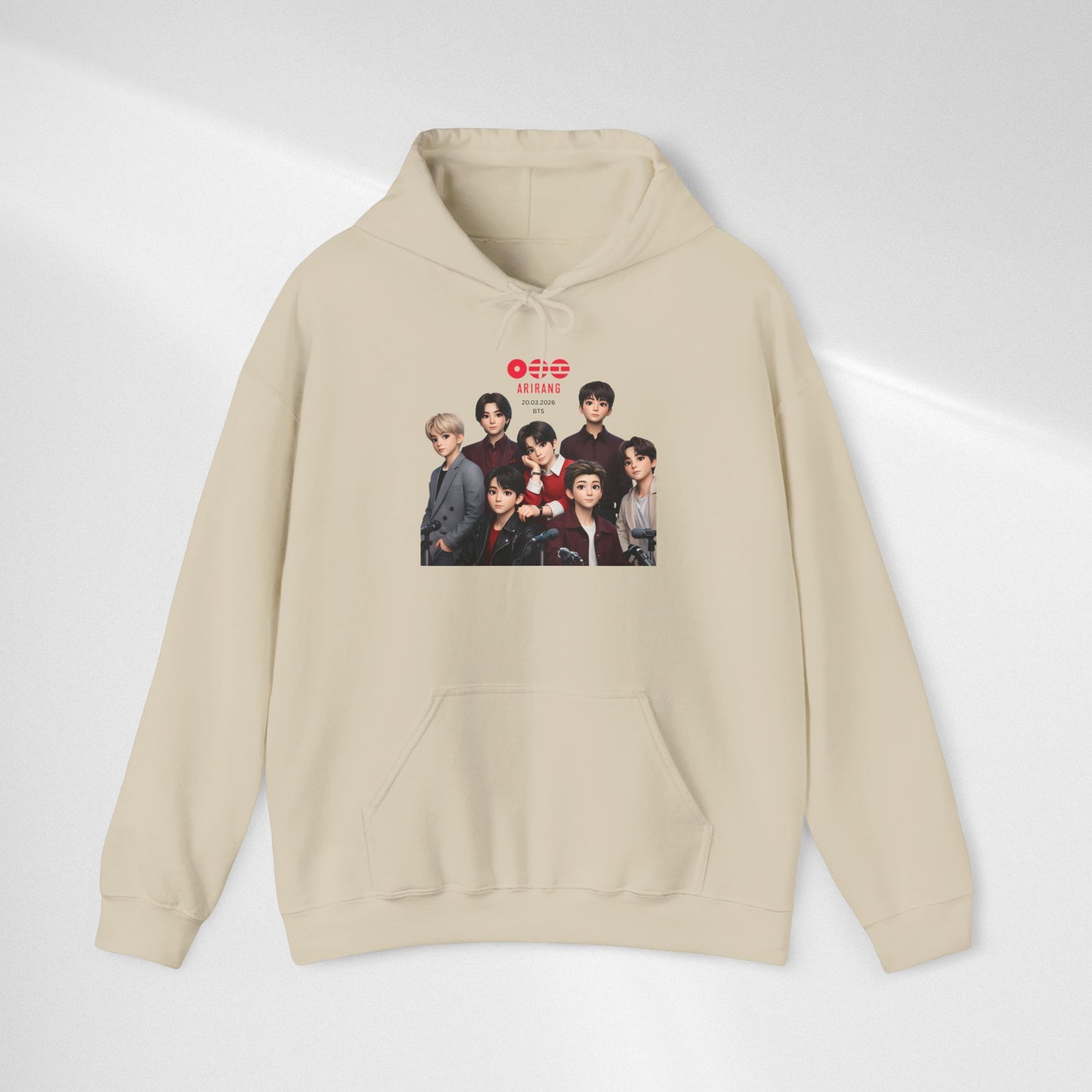 BTS Group Photo Hoodie – Korean Boy Band Pullover