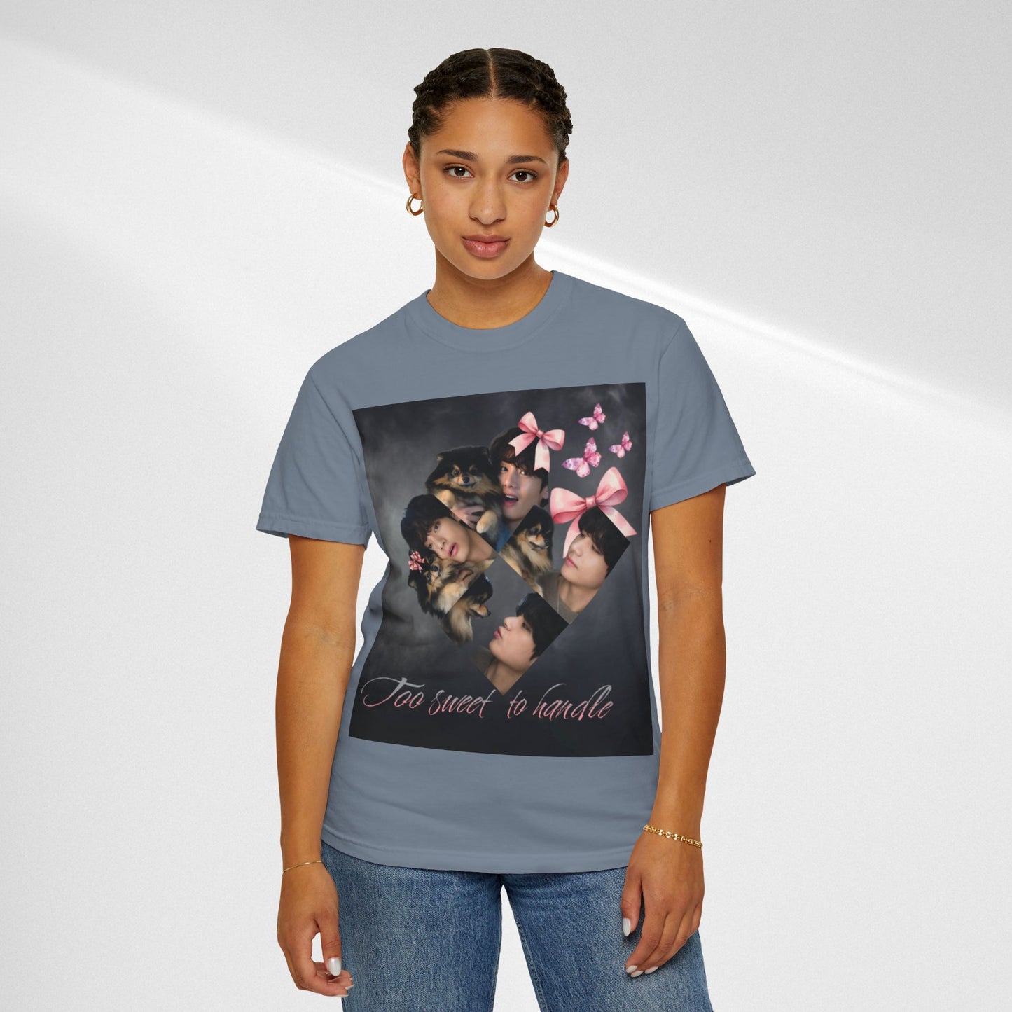 V Too Sweet to Handle T-Shirt — Cute Vintage Photo Collage Tee