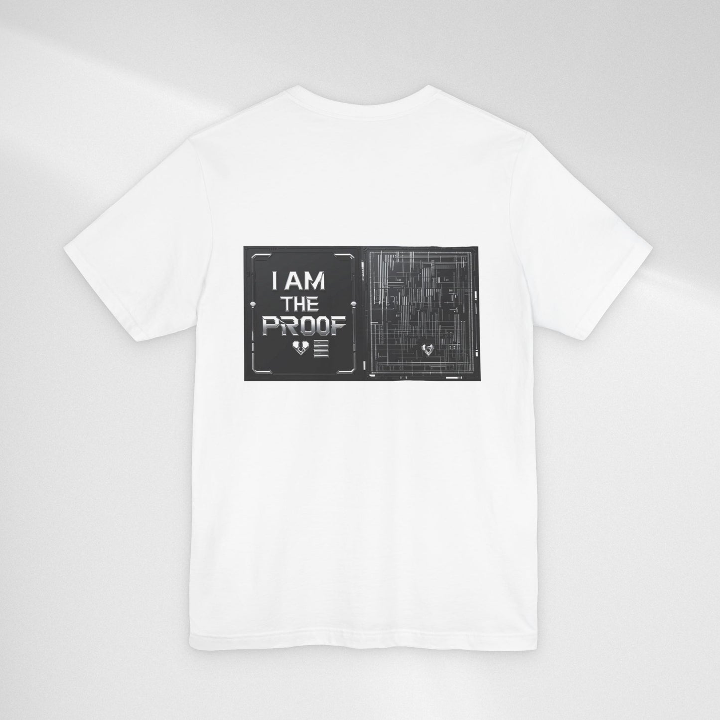 Bulletproof Vest Floral Tee — “I Am The Proof” Graphic T‑Shirt