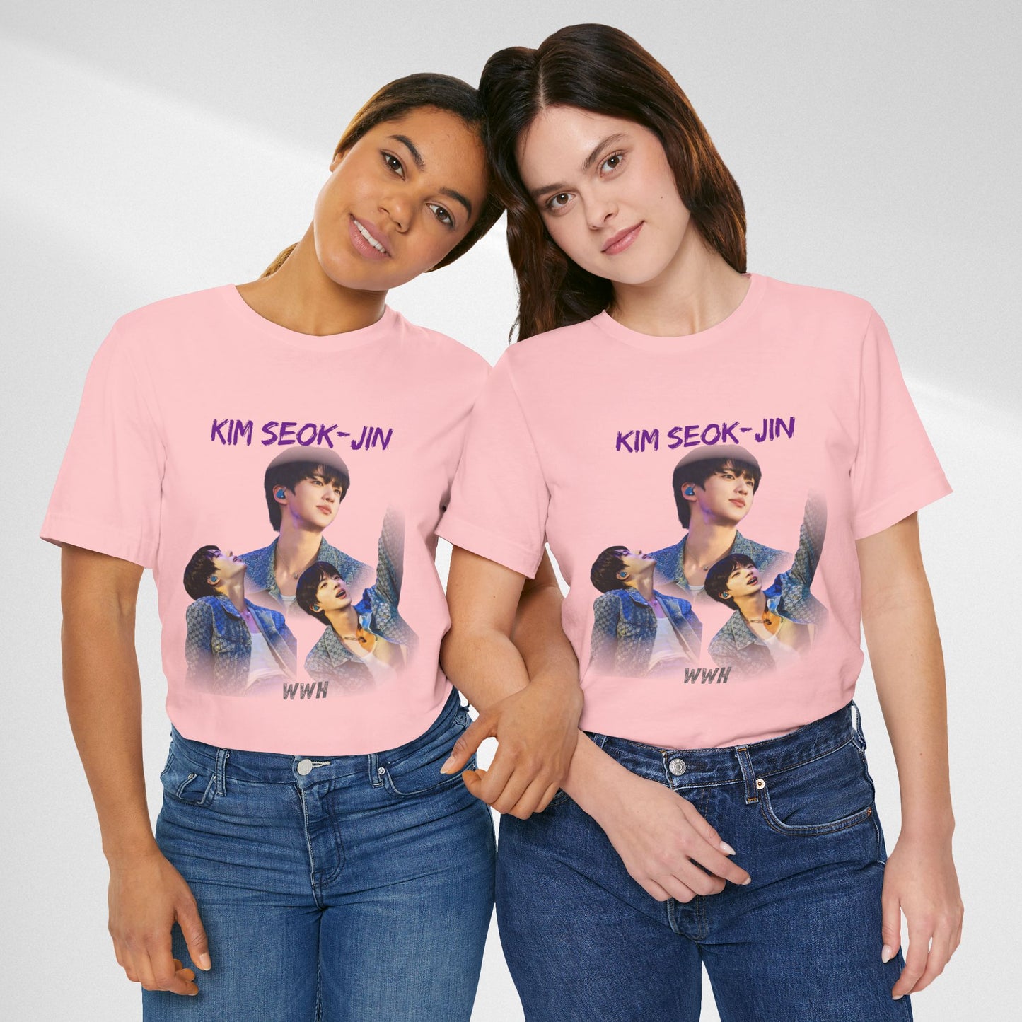 K-Pop Idol Photo Tee — 'Kim Seok-Jin' Graphic T-Shirt