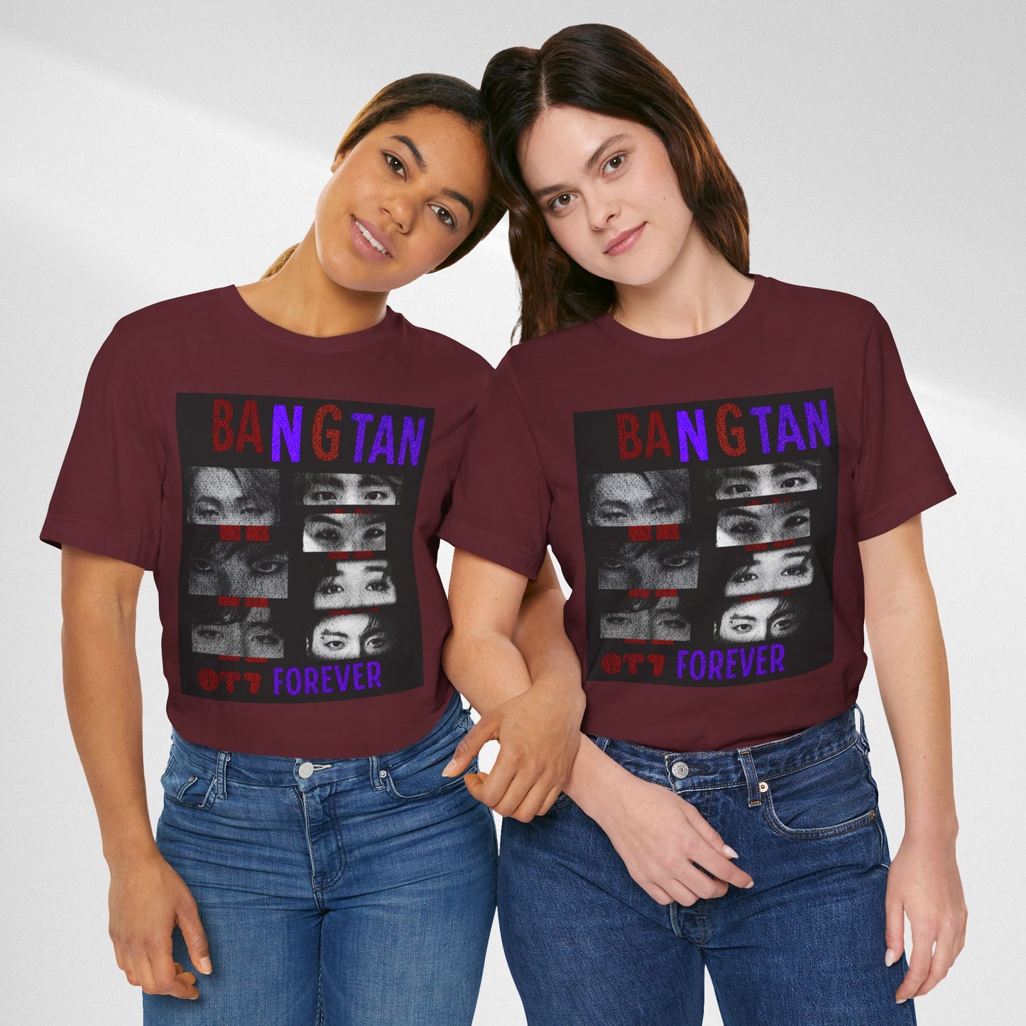 Bangtan Forever BTS Eyes Graphic Tee – K‑Pop Fan Shirt