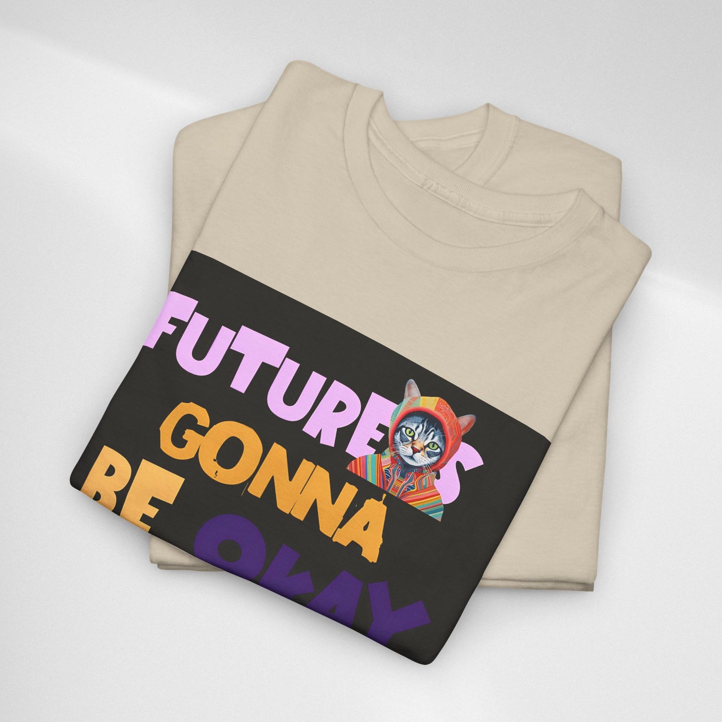 Future's Gonna Be Okay D-Day T-Shirt — Positive Retro Graphic Tee