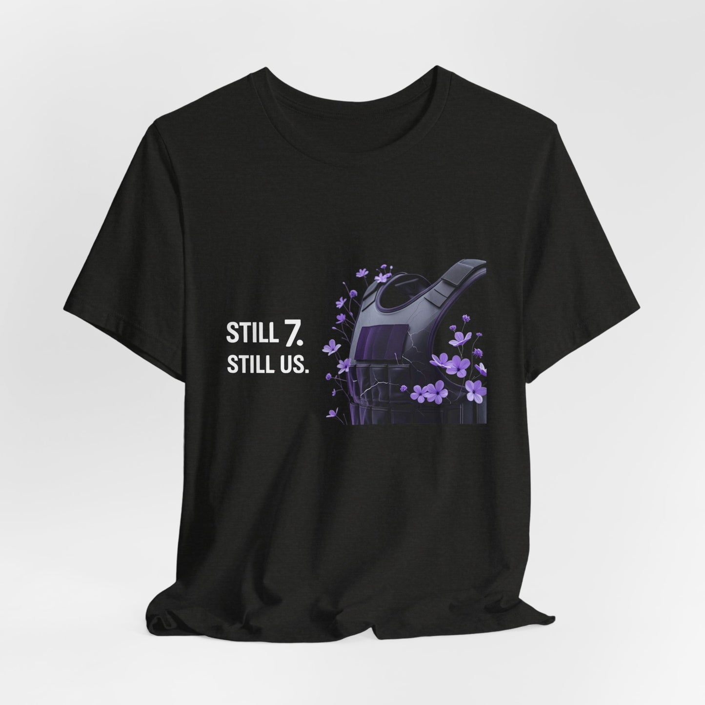 Bulletproof Vest Floral Tee — “I Am The Proof” Graphic T‑Shirt