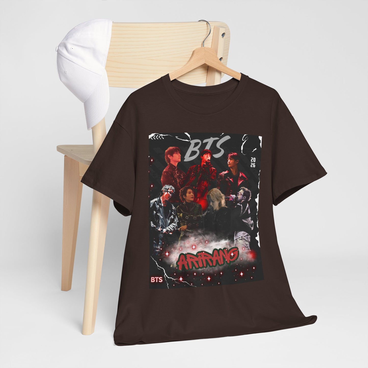 BTS Album Art Graphic Tee — 'Arirang' Fan Shirt