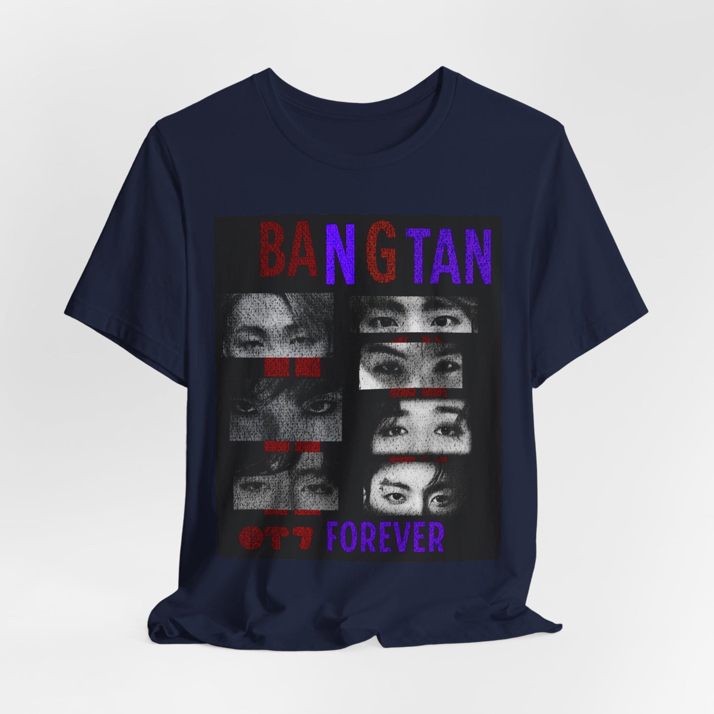 Bangtan Forever BTS Eyes Graphic Tee – K‑Pop Fan Shirt