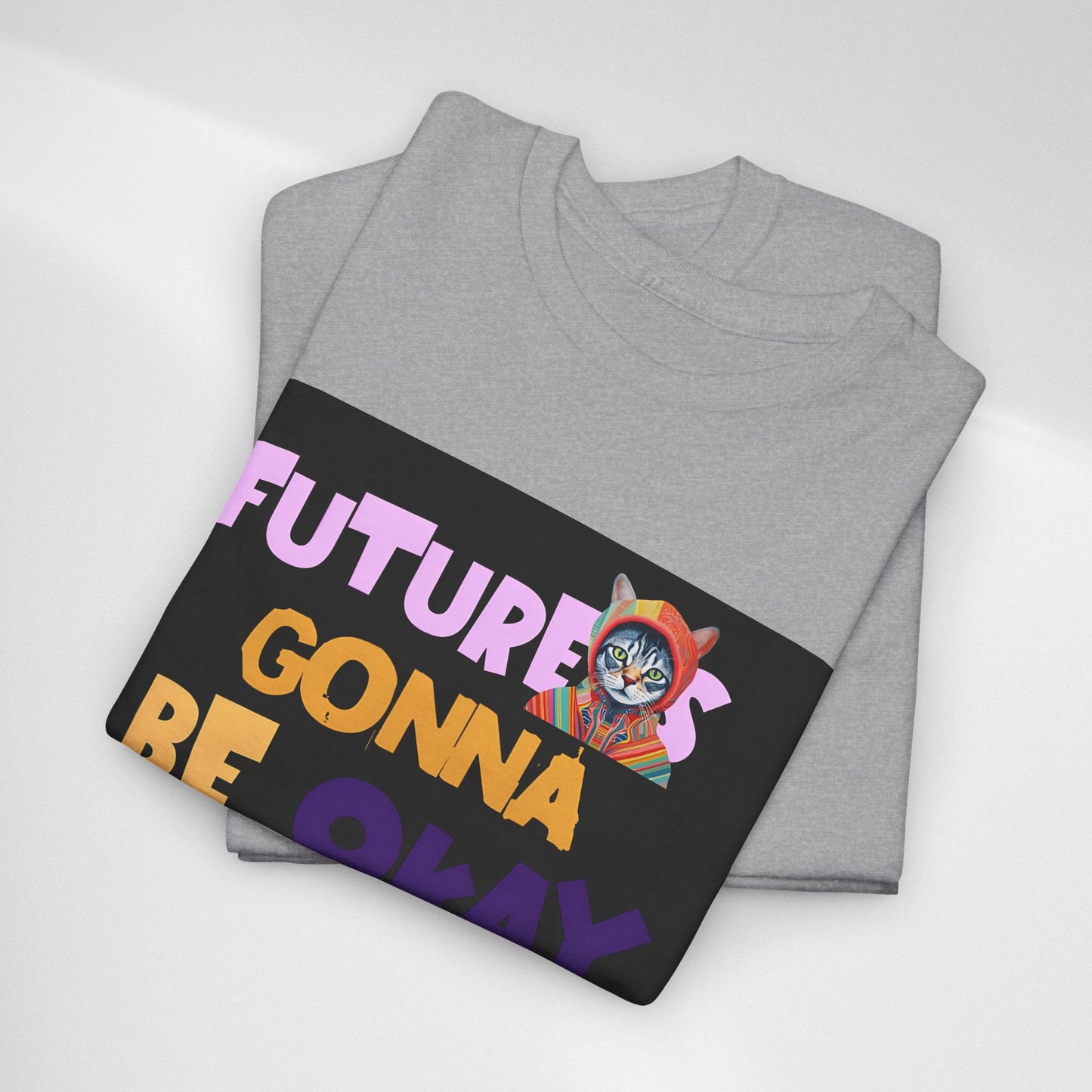 Future's Gonna Be Okay D-Day T-Shirt — Positive Retro Graphic Tee