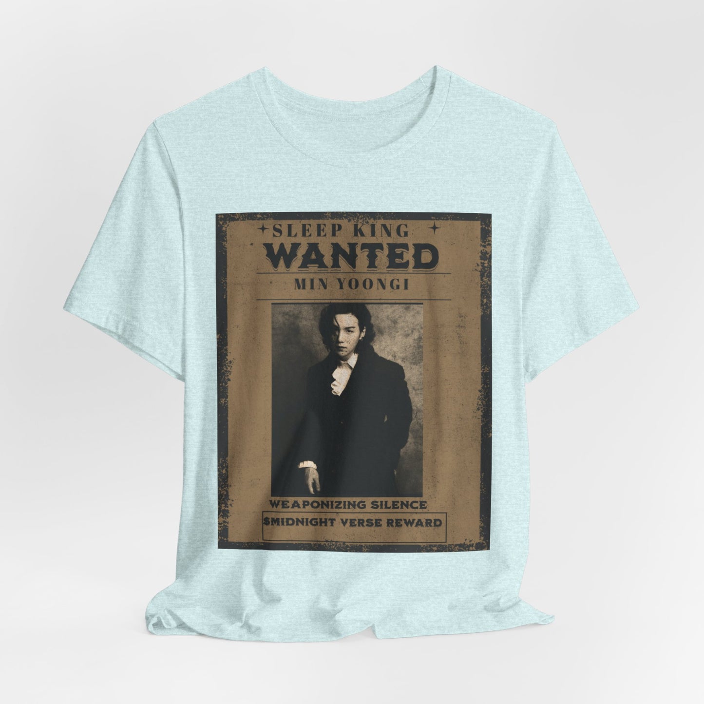 Sleep King Wanted Tee — Vintage 'Min Yoongi' Poster Shirt