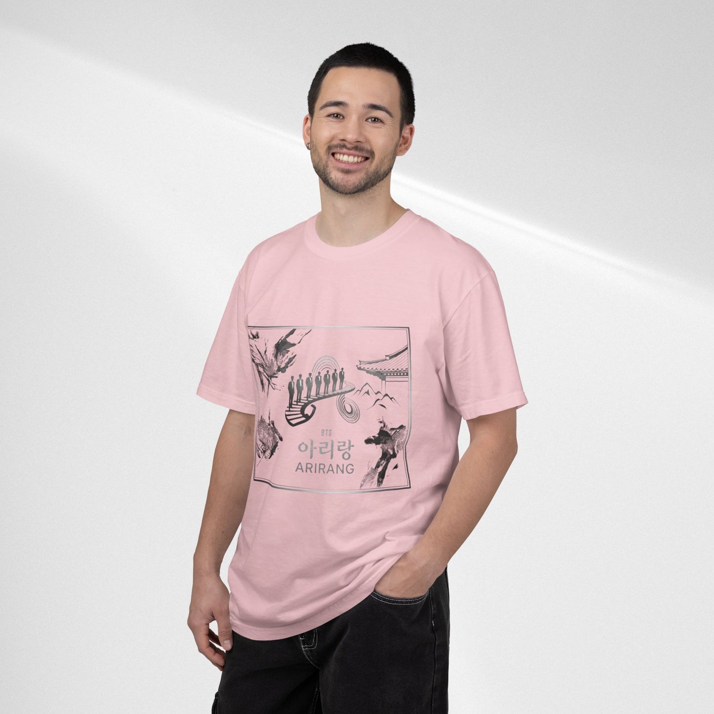 BTS Arirang Graphic T-Shirt — Korean Folklore Illustration Tee