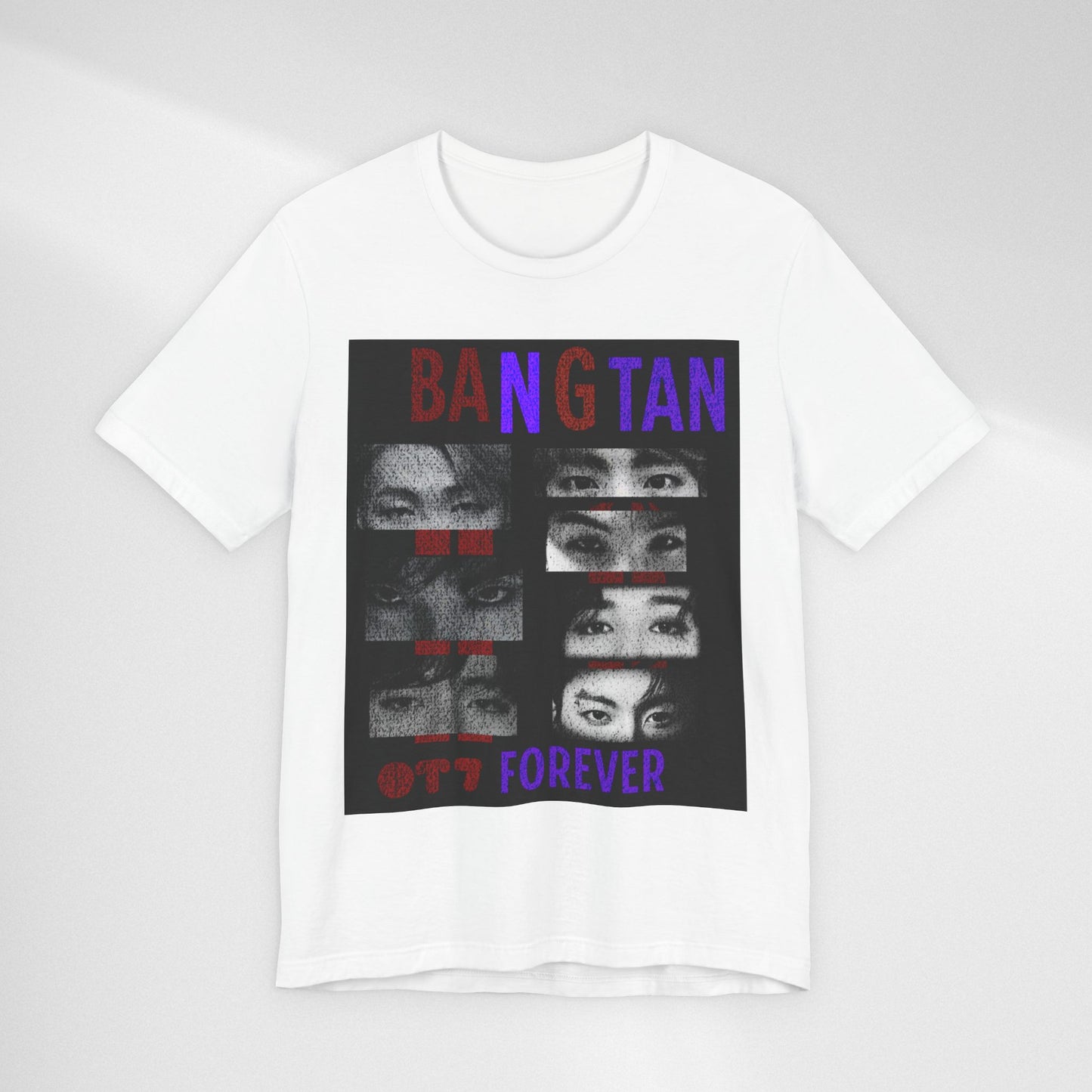 Bangtan Forever BTS Eyes Graphic Tee – K‑Pop Fan Shirt