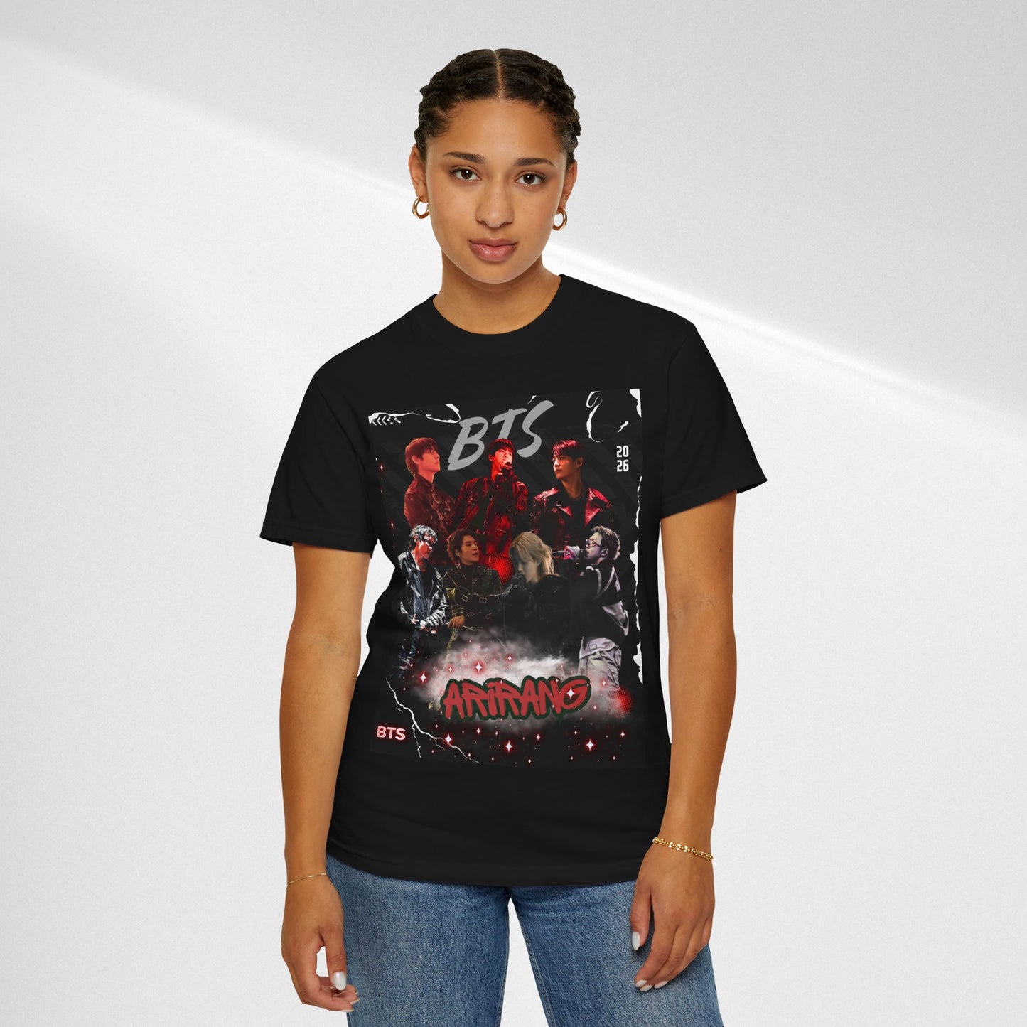 BTS ARIRANG Graphic T-Shirt — "Arirang" BTS Style Concert Tee