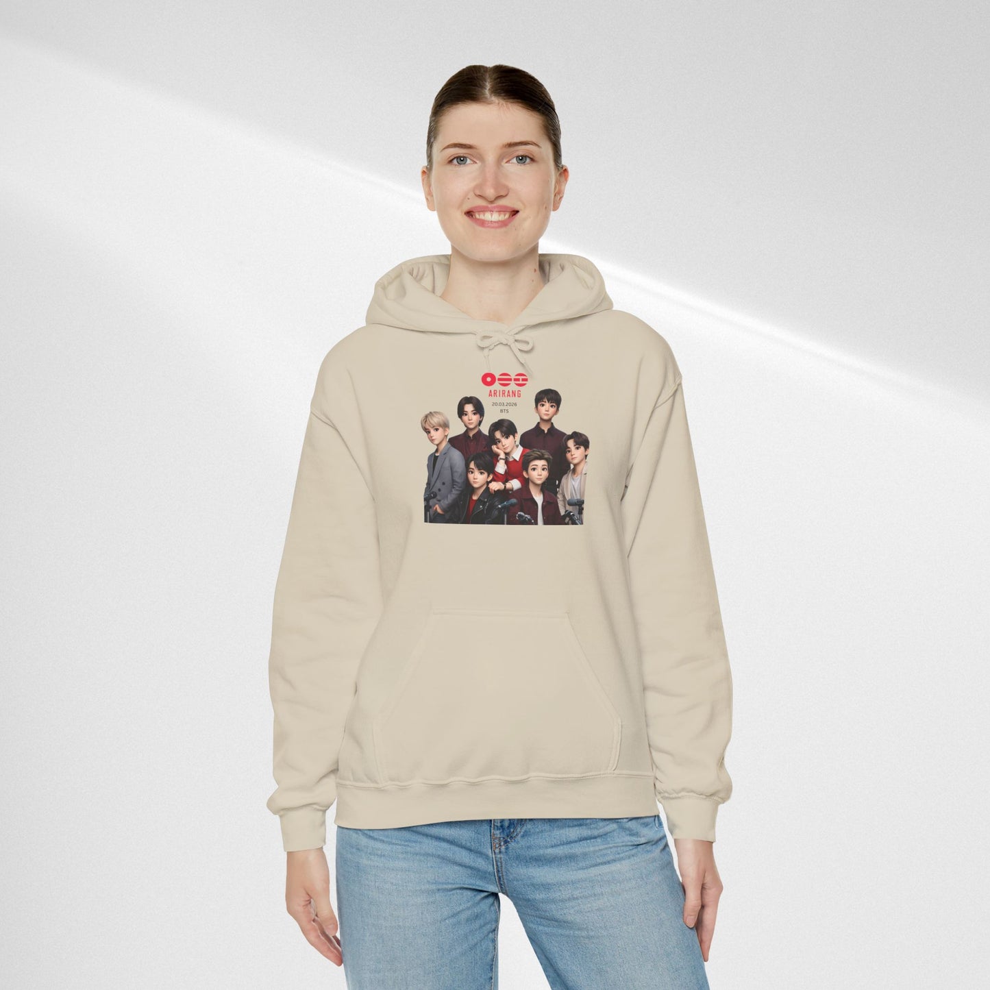 BTS Group Photo Hoodie – Korean Boy Band Pullover